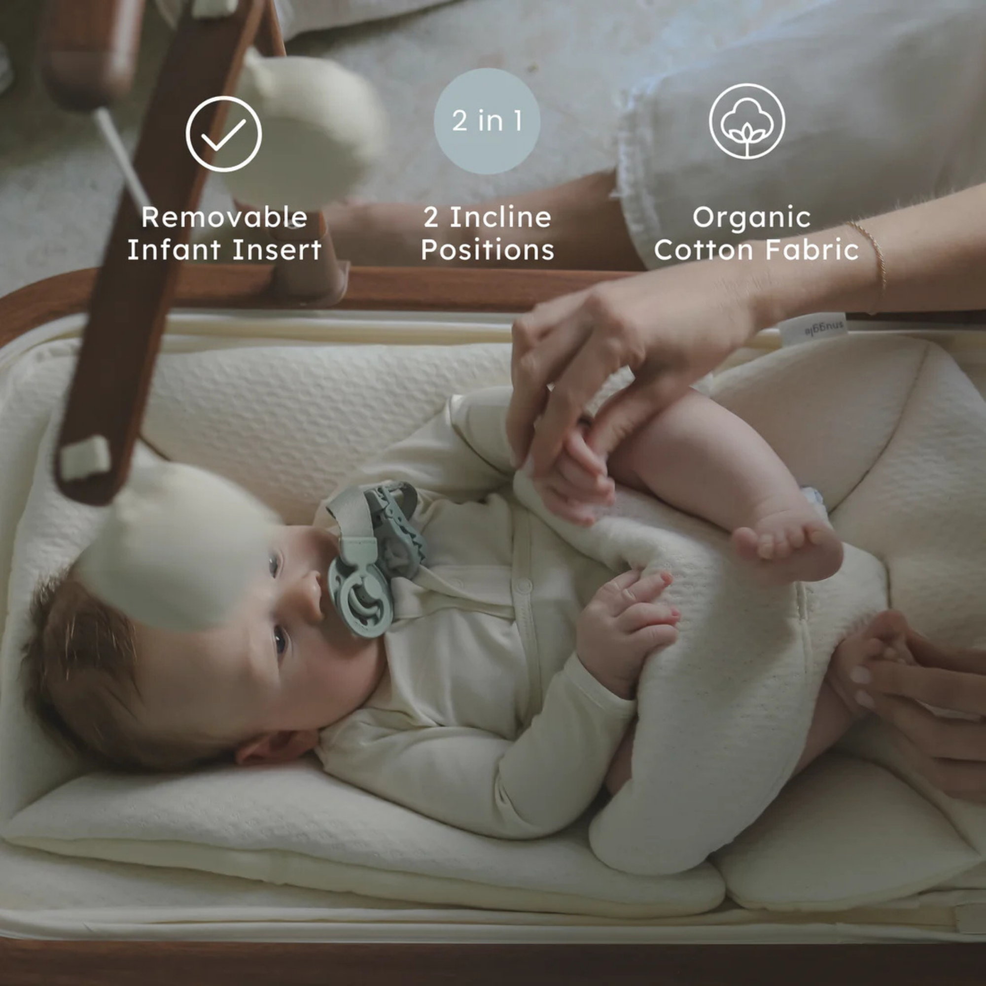 SNUGGLE ME ORGANIC Infant Rocker