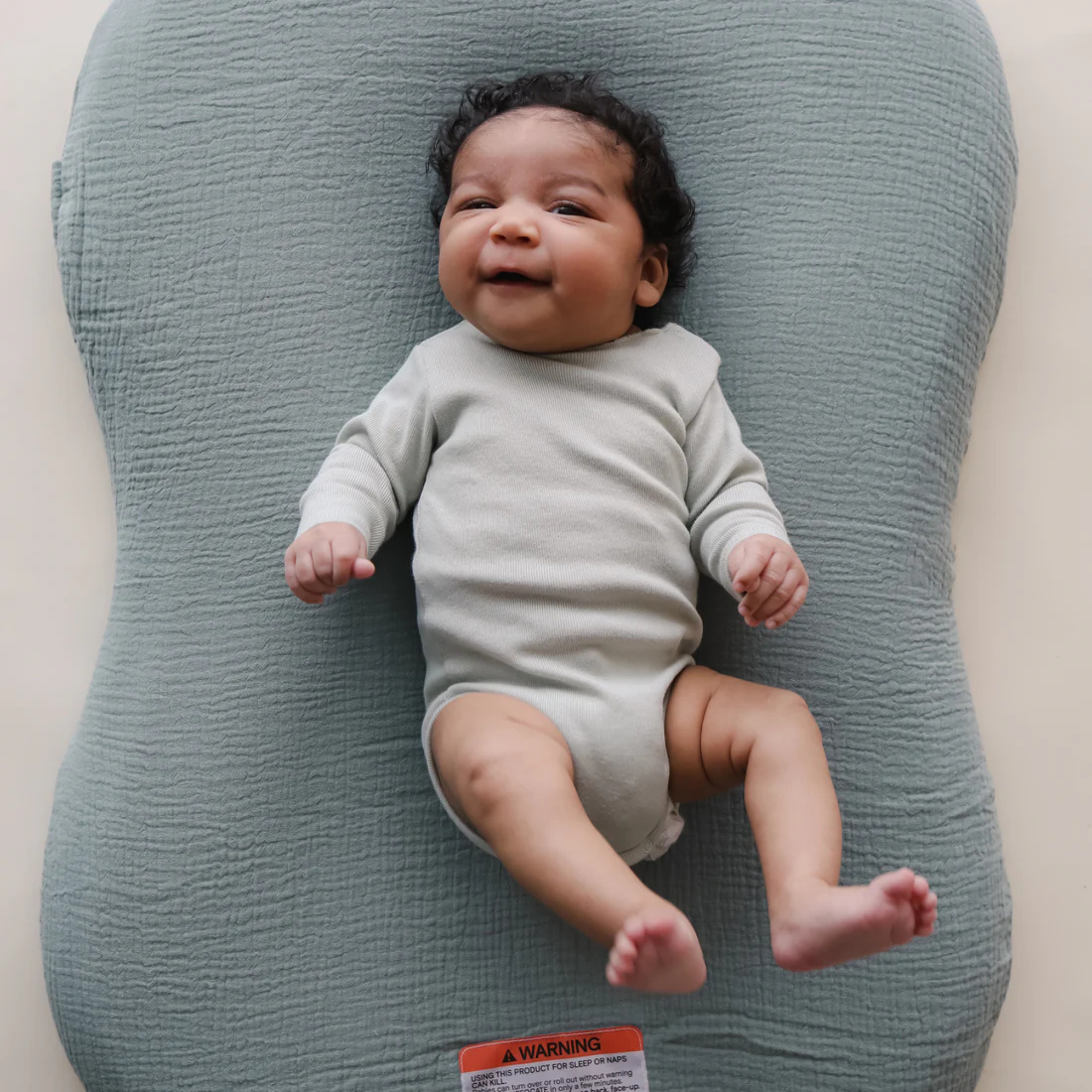 SNUGGLE ME Lounger Curve Muslin Cover