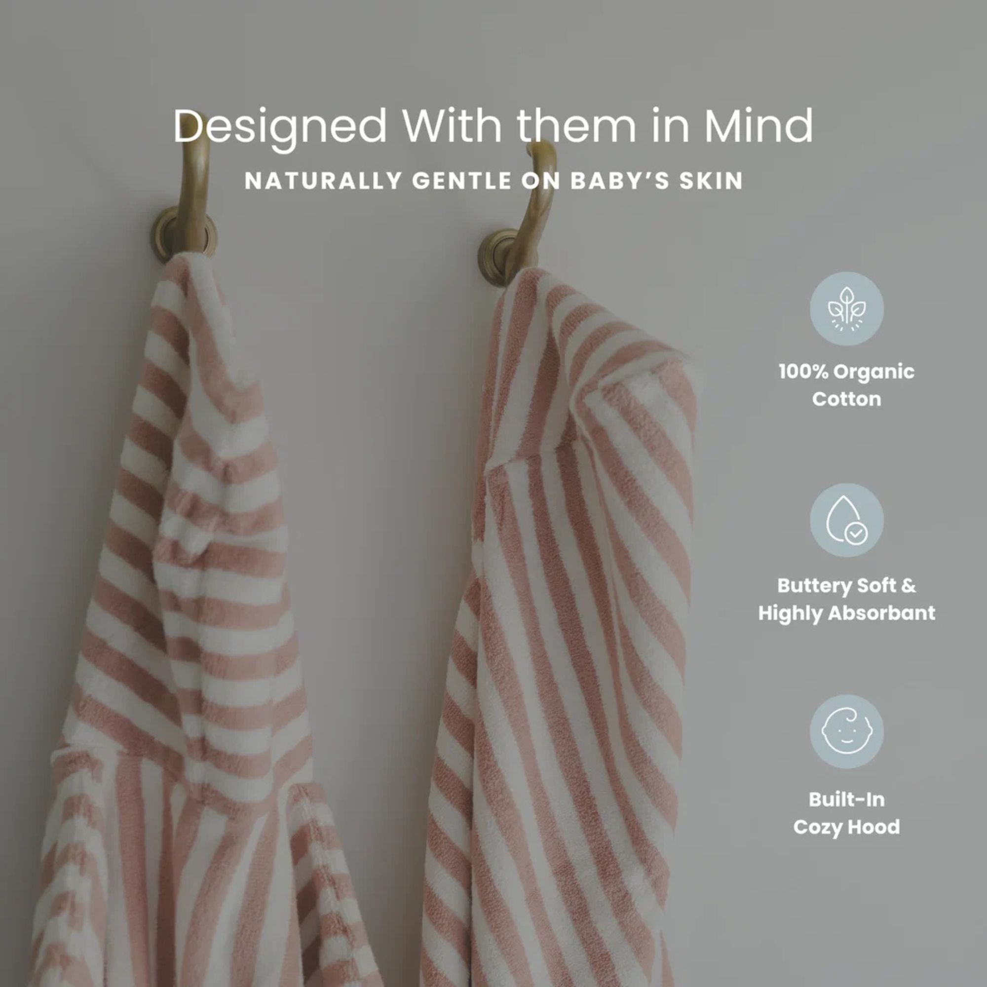 SNUGGLE ME ORGANIC Hooded Towel
