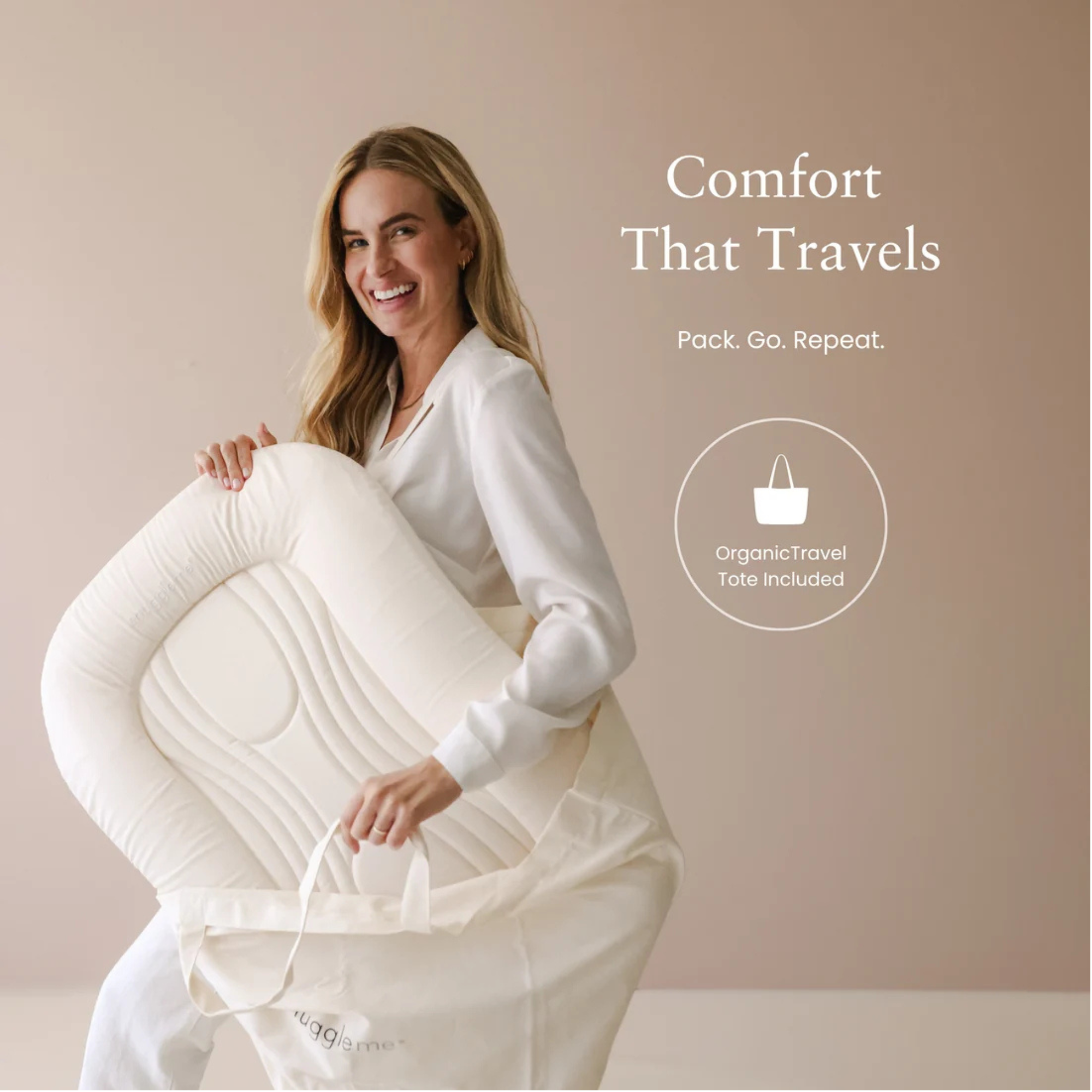SNUGGLE ME ORGANIC Infant Lounger Wave