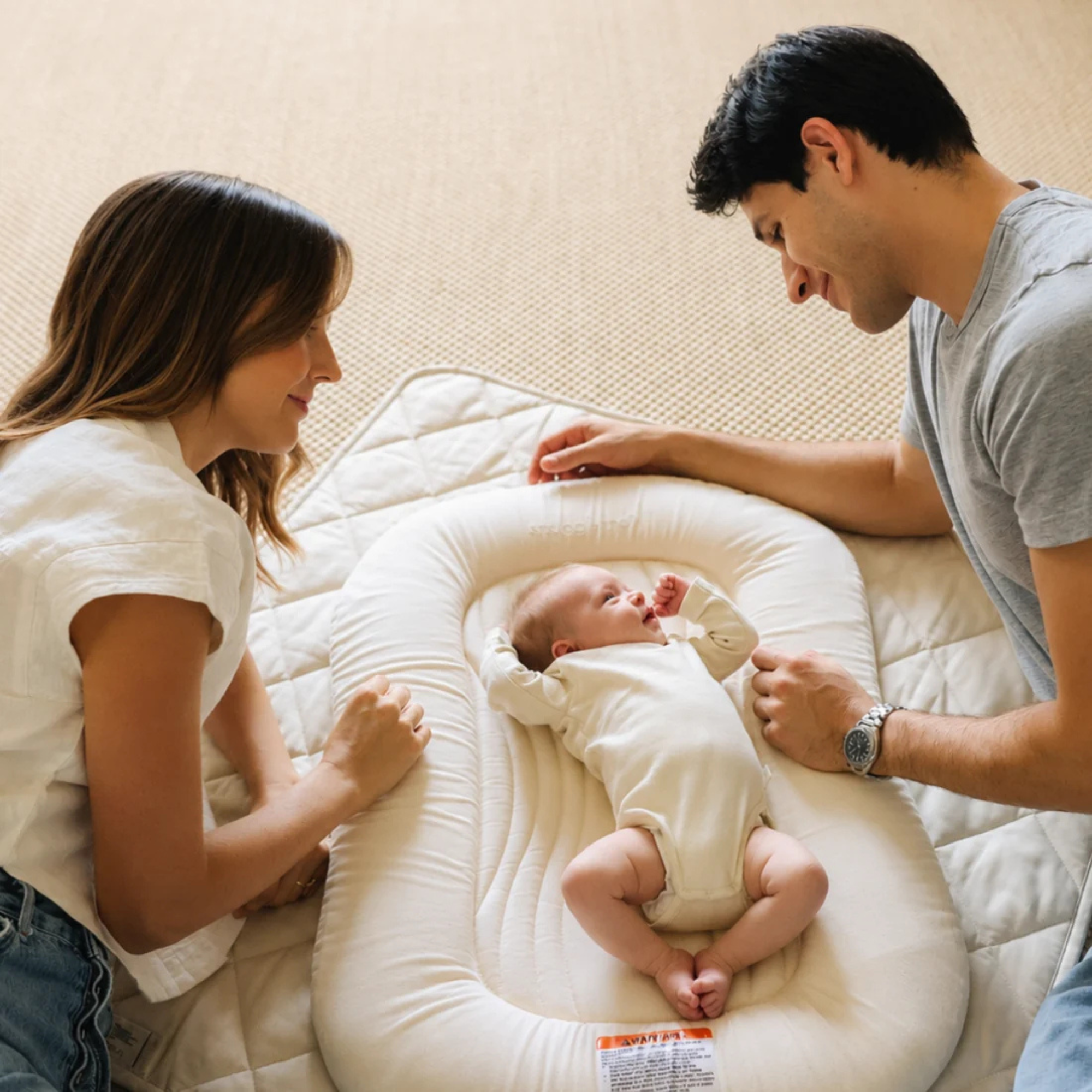 SNUGGLE ME ORGANIC Infant Lounger Wave