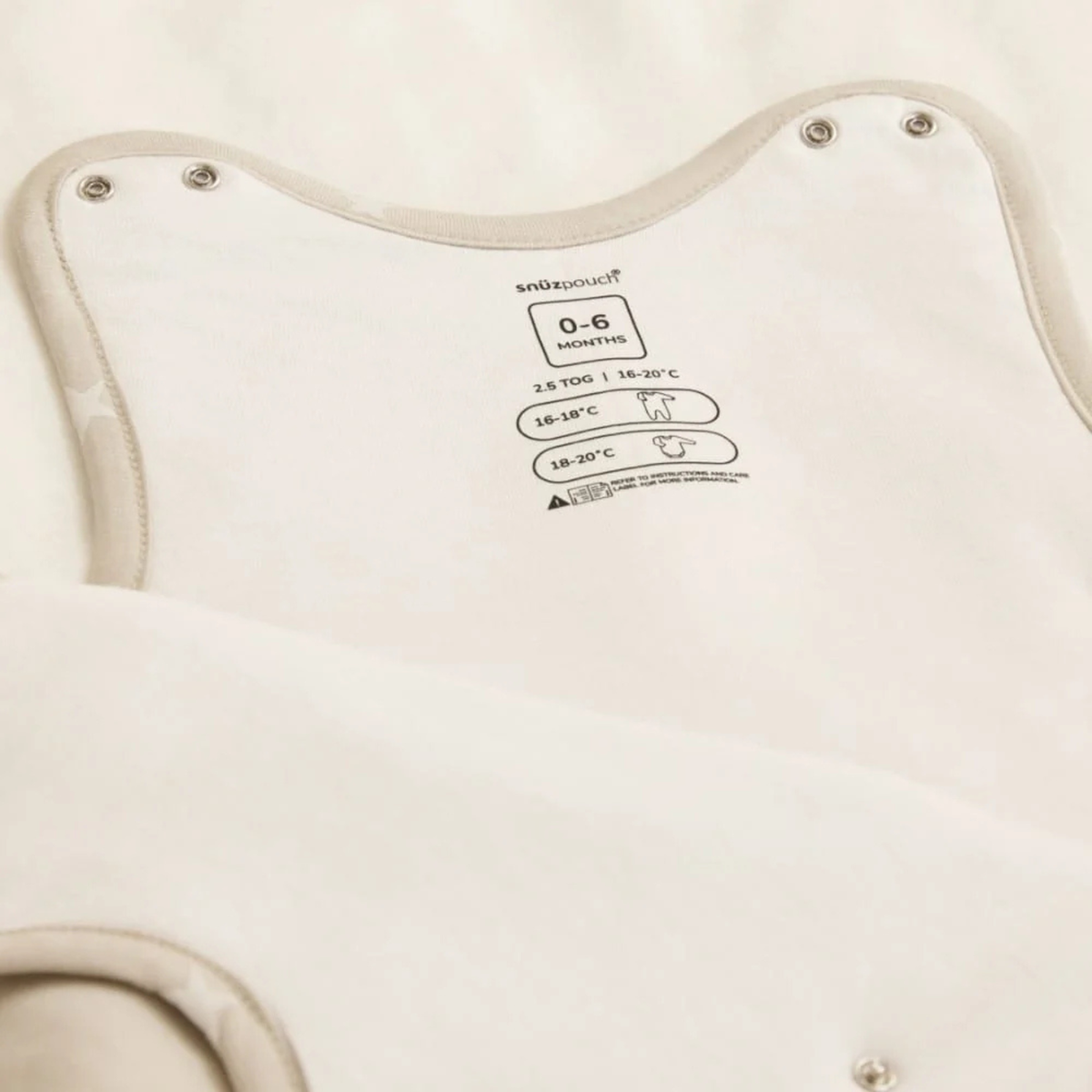 SNUZ SnuzPouch Sleeping Bag - Cashmere/Cross