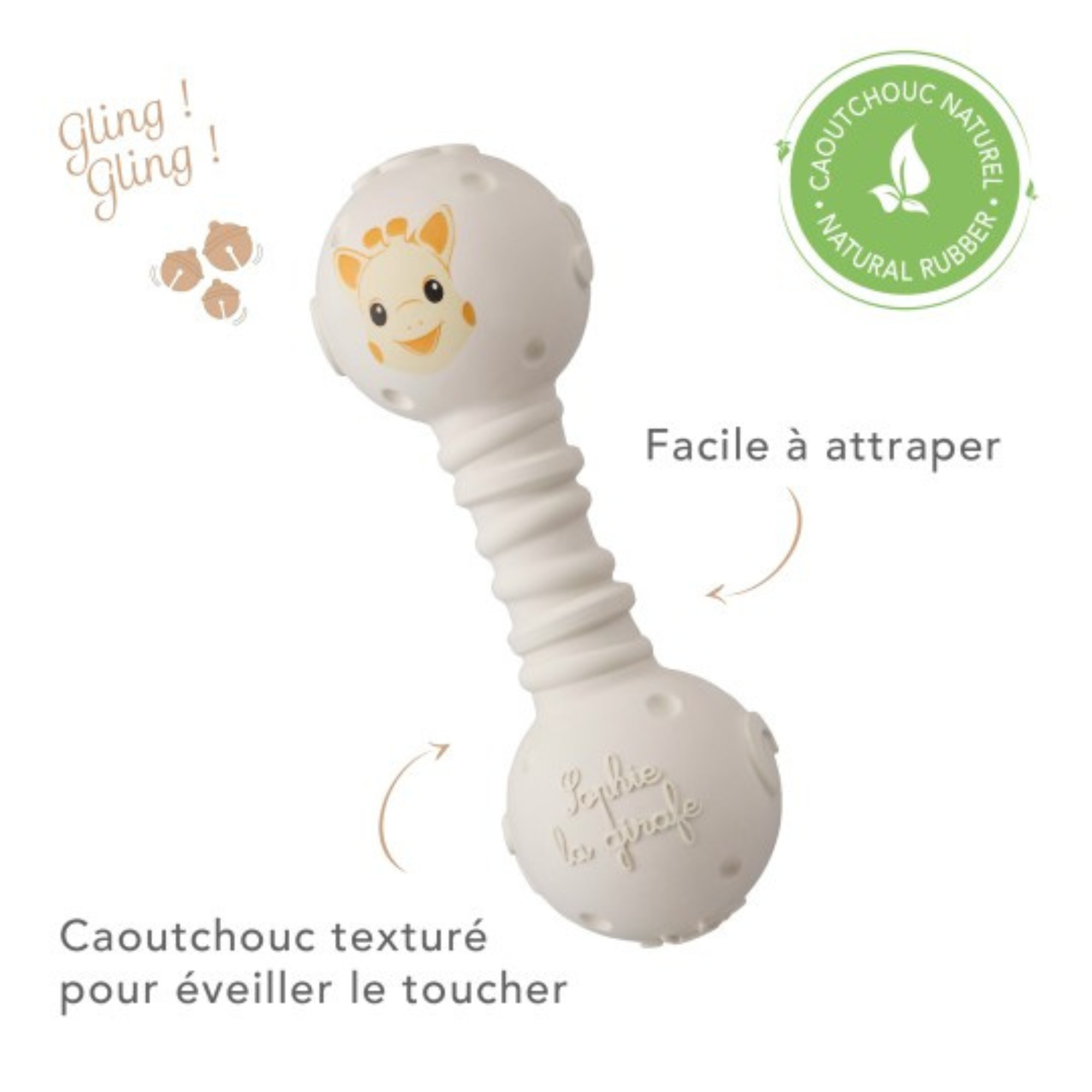 SOPHIE LA GIRAFE Teething Rattle