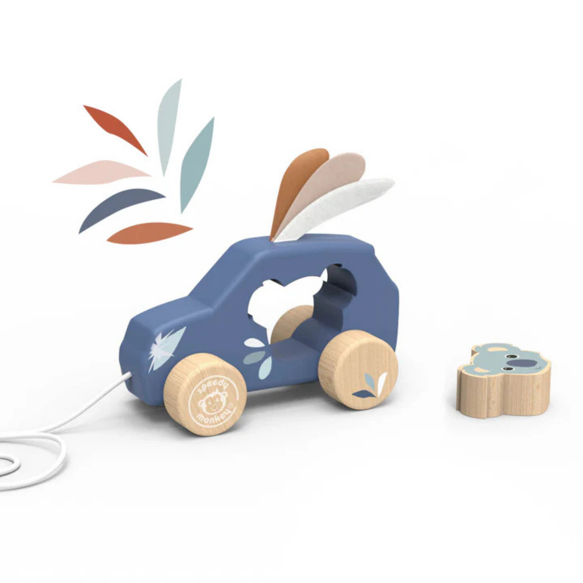 Voiture à tirer SPEEDY MONKEY