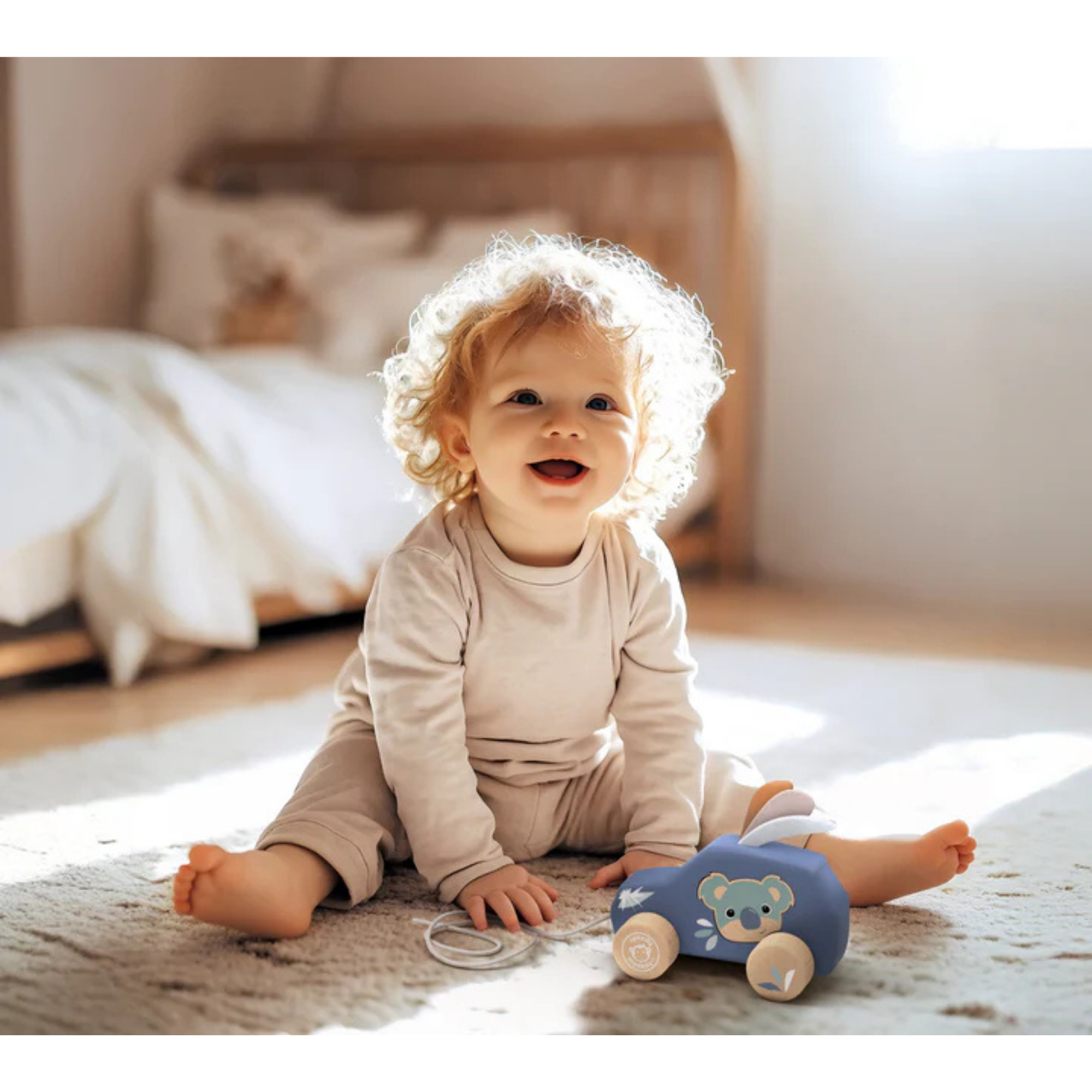 Voiture à tirer SPEEDY MONKEY