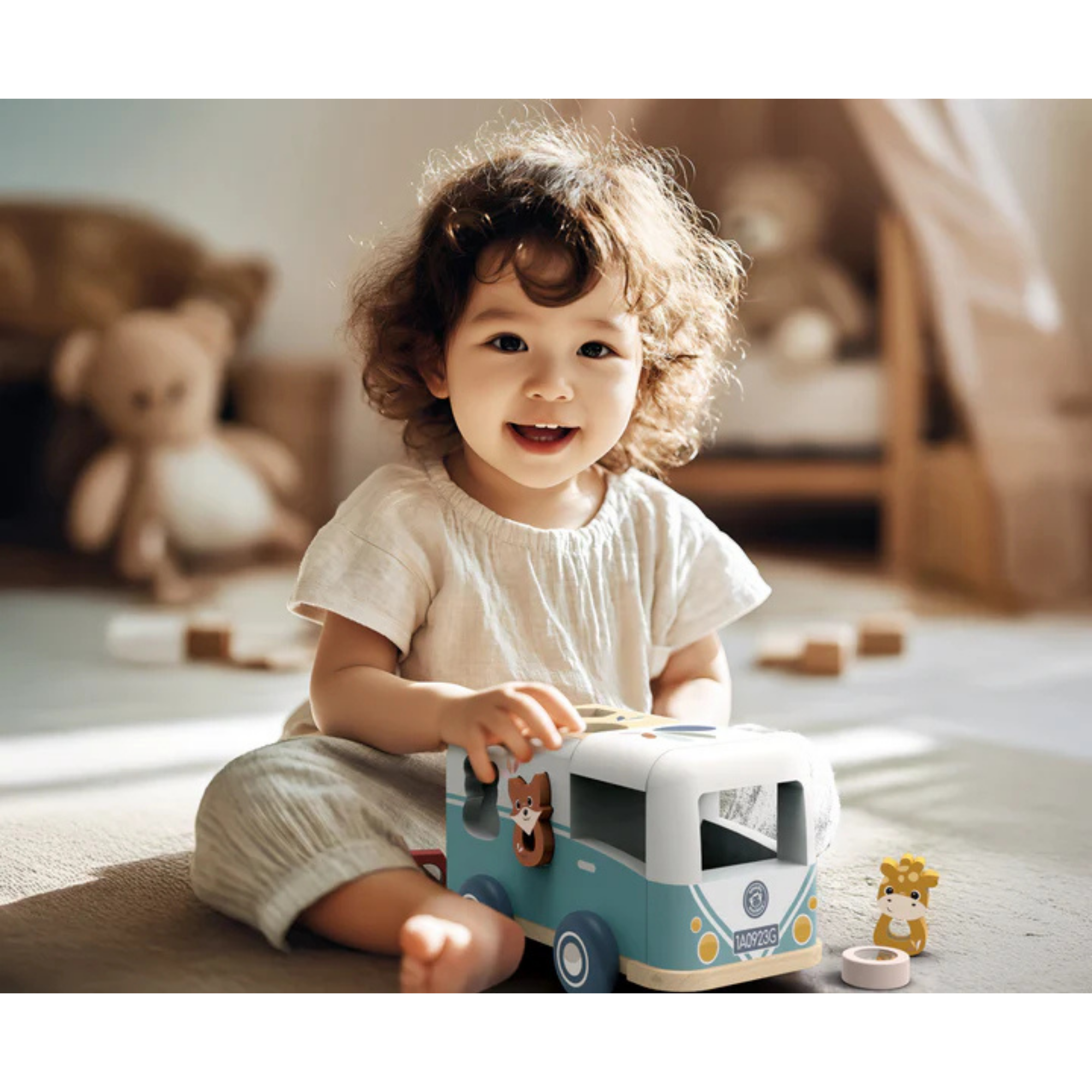 Trieur de formes de fourgonnettes SPEEDY MONKEY