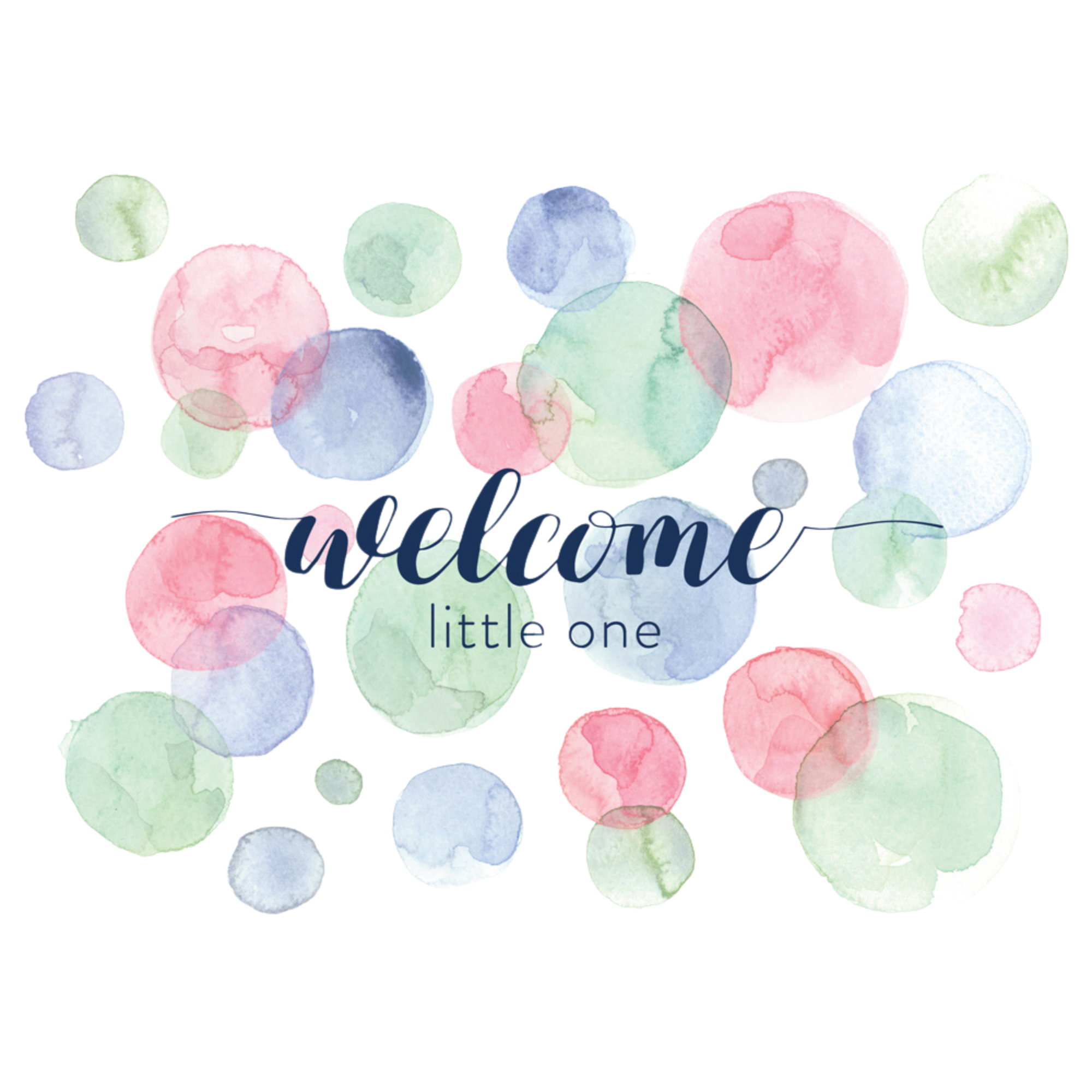 STEPHANIE RENIERE Polka Card - Welcome Little One (EN)