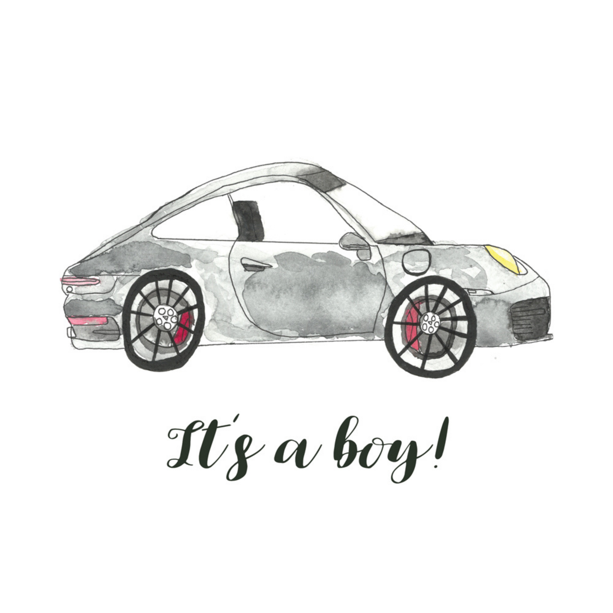 STEPHANIE RENIERE Simon Card - C'est un garçon (EN)