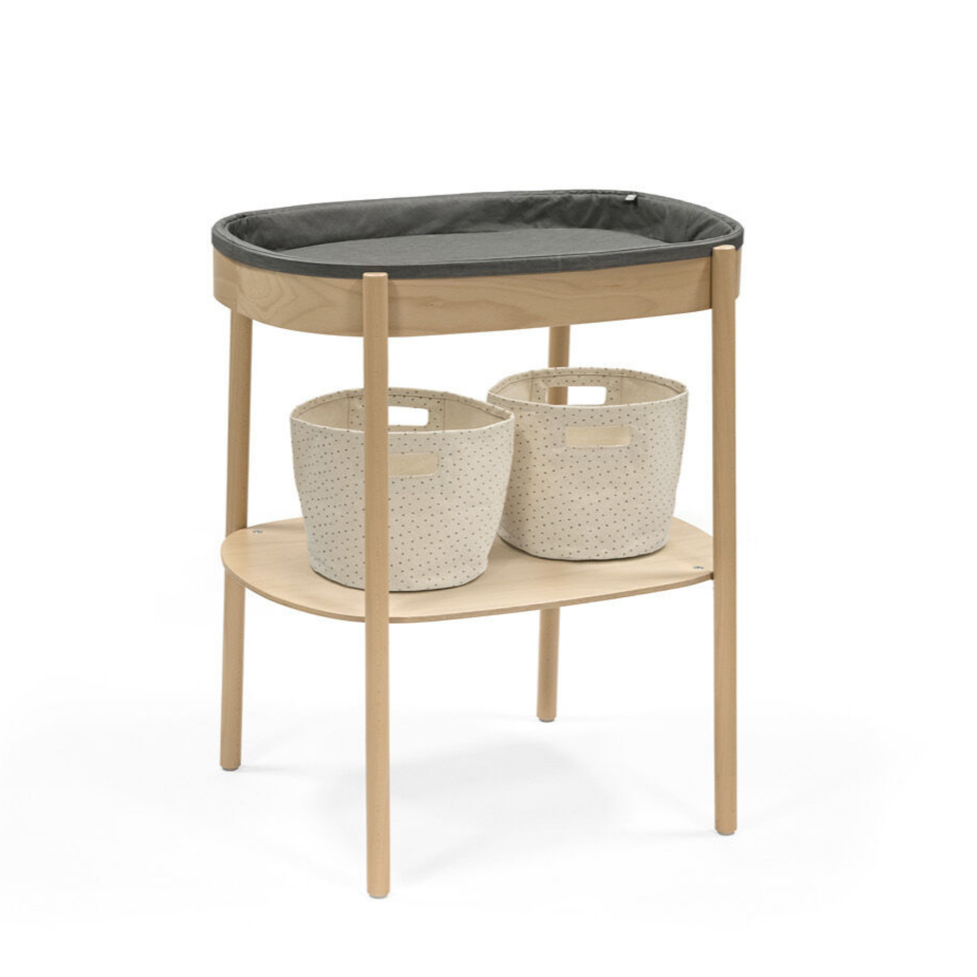 STOKKE Sleepi Changing Table Shelf Basket - Grey