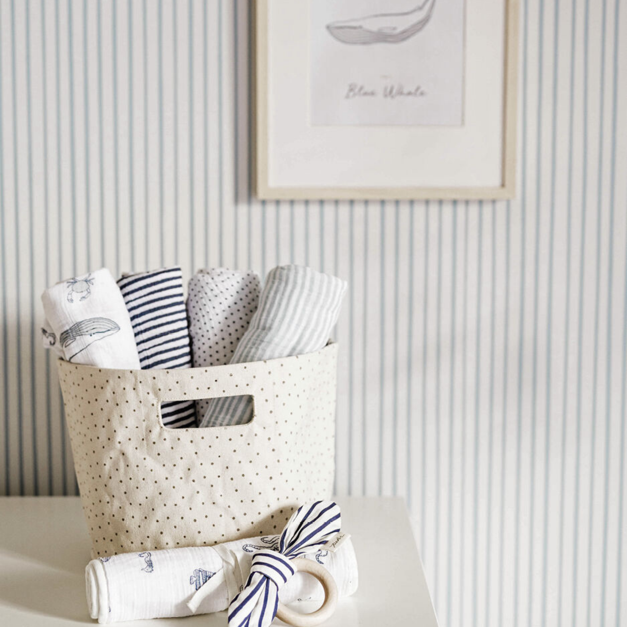 STOKKE Sleepi Changing Table Shelf Basket - Grey