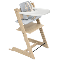 Thumbnail for STOKKE Tripp Trapp Complete High Chair² Oak - Natural/Nordic Blue