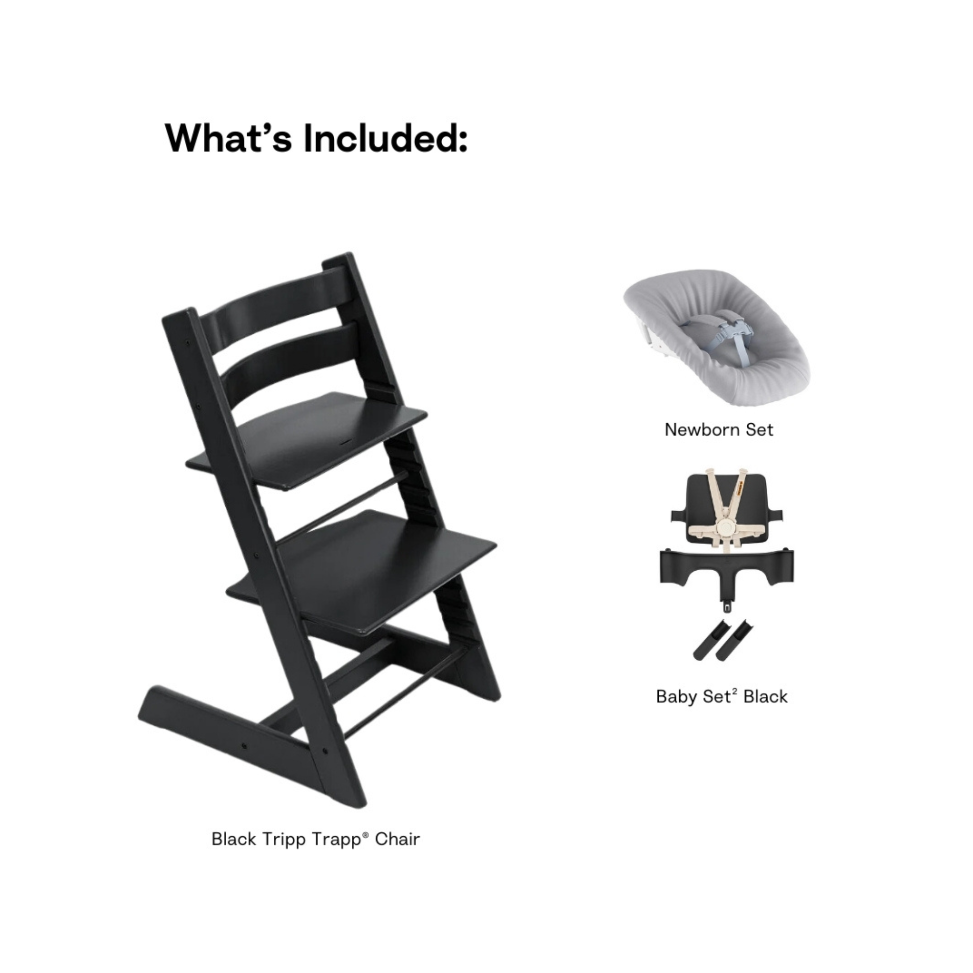 STOKKE Tripp Trapp High Chair² + Newborn Set