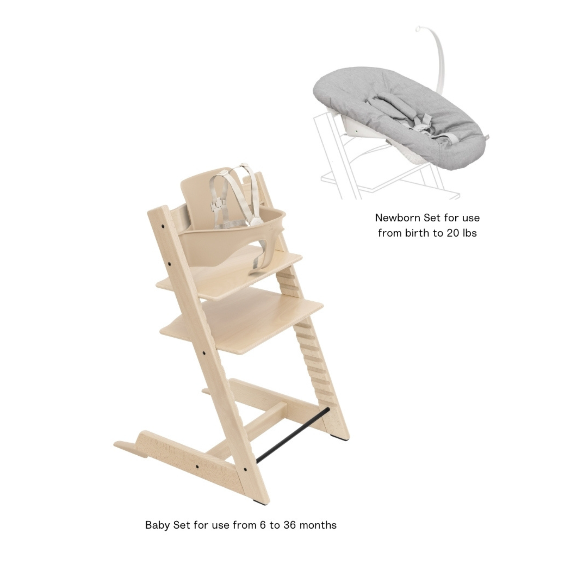 STOKKE Tripp Trapp High Chair² + Newborn Set