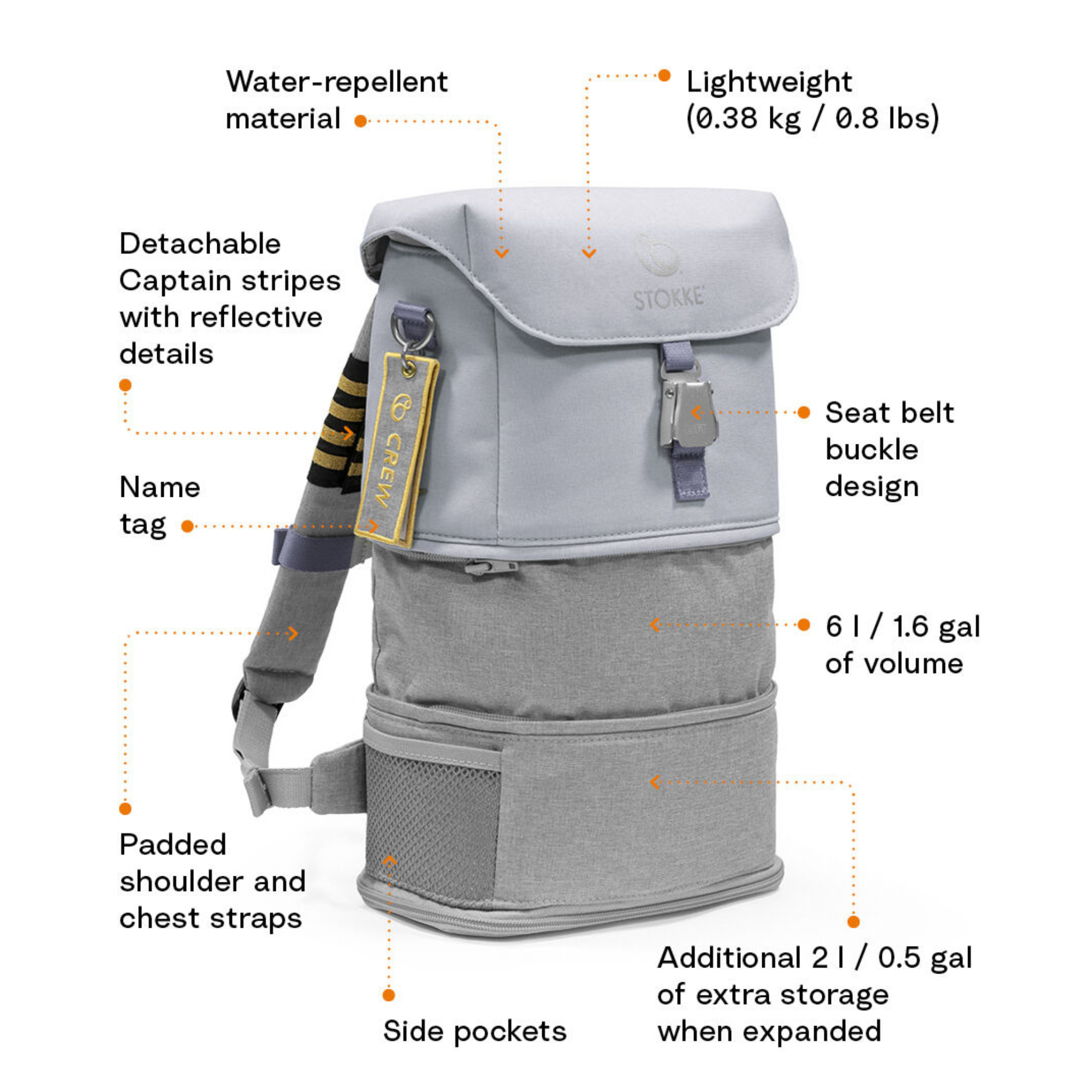 STOKKE JetKids Crew Backpack