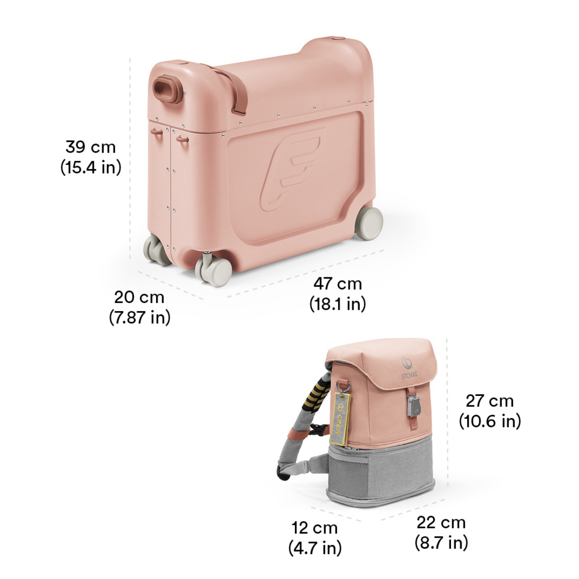 stokke travel suitcase Stokke | JetKids Travel Bundle | Kids Bags