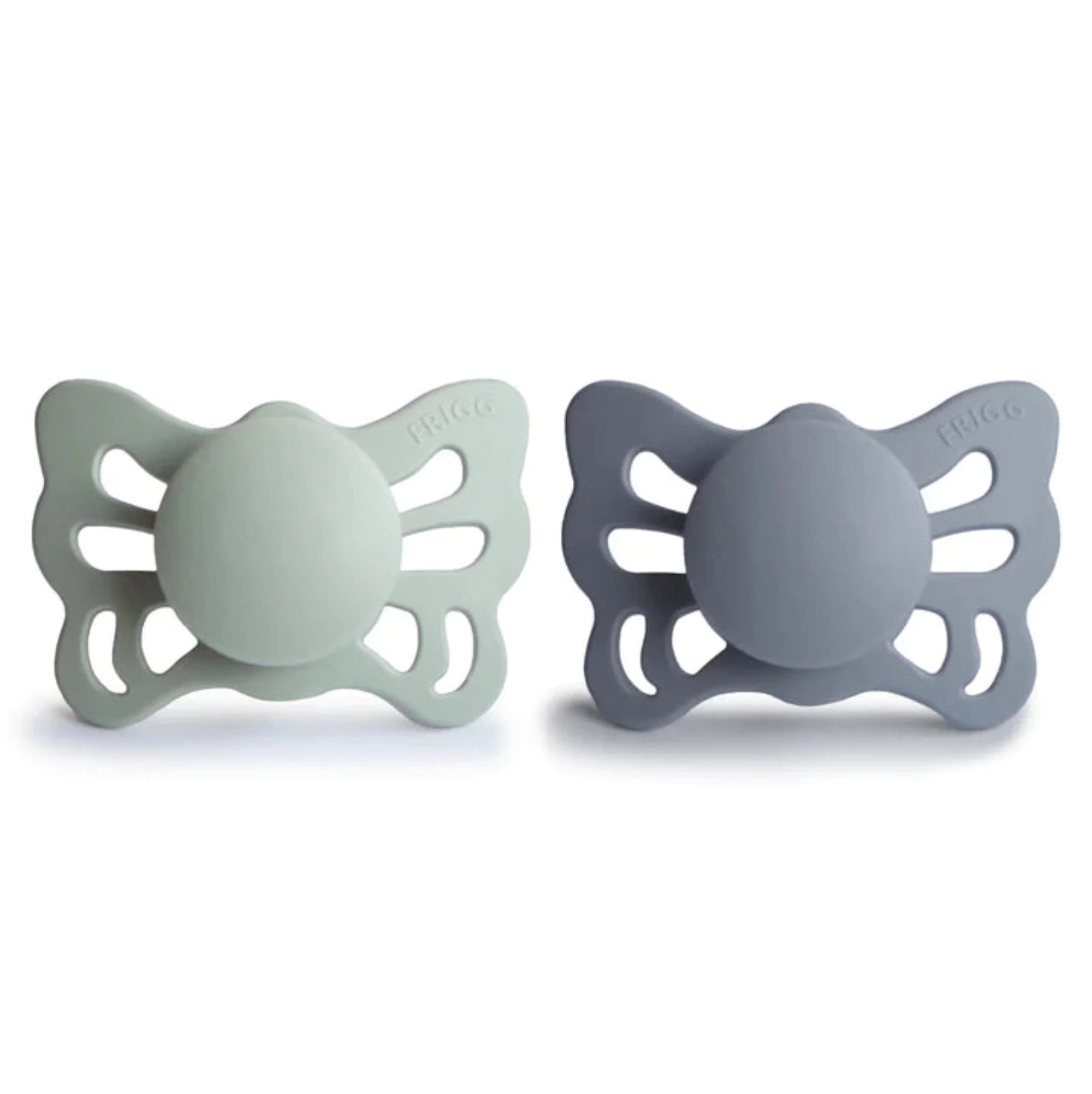 Sucette anatomique en silicone MUSHIE Frigg Butterfly pour bébé