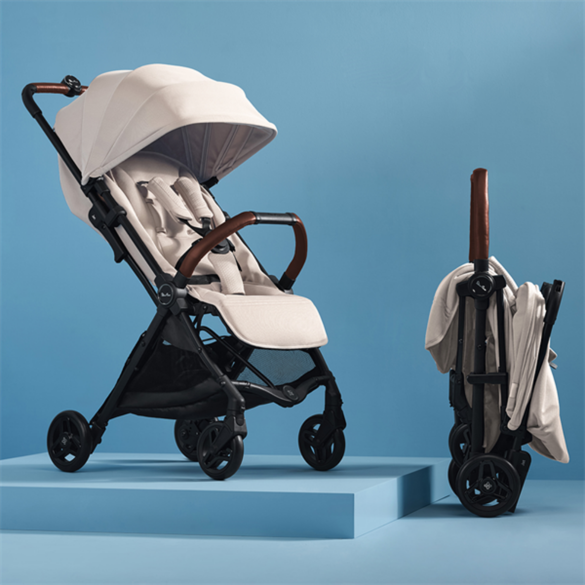 SILVER CROSS Jet 5 Super Compact Stroller - Almond