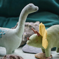 Thumbnail for THREADBEAR DESIGN Trike Linen Dinosaur Toy