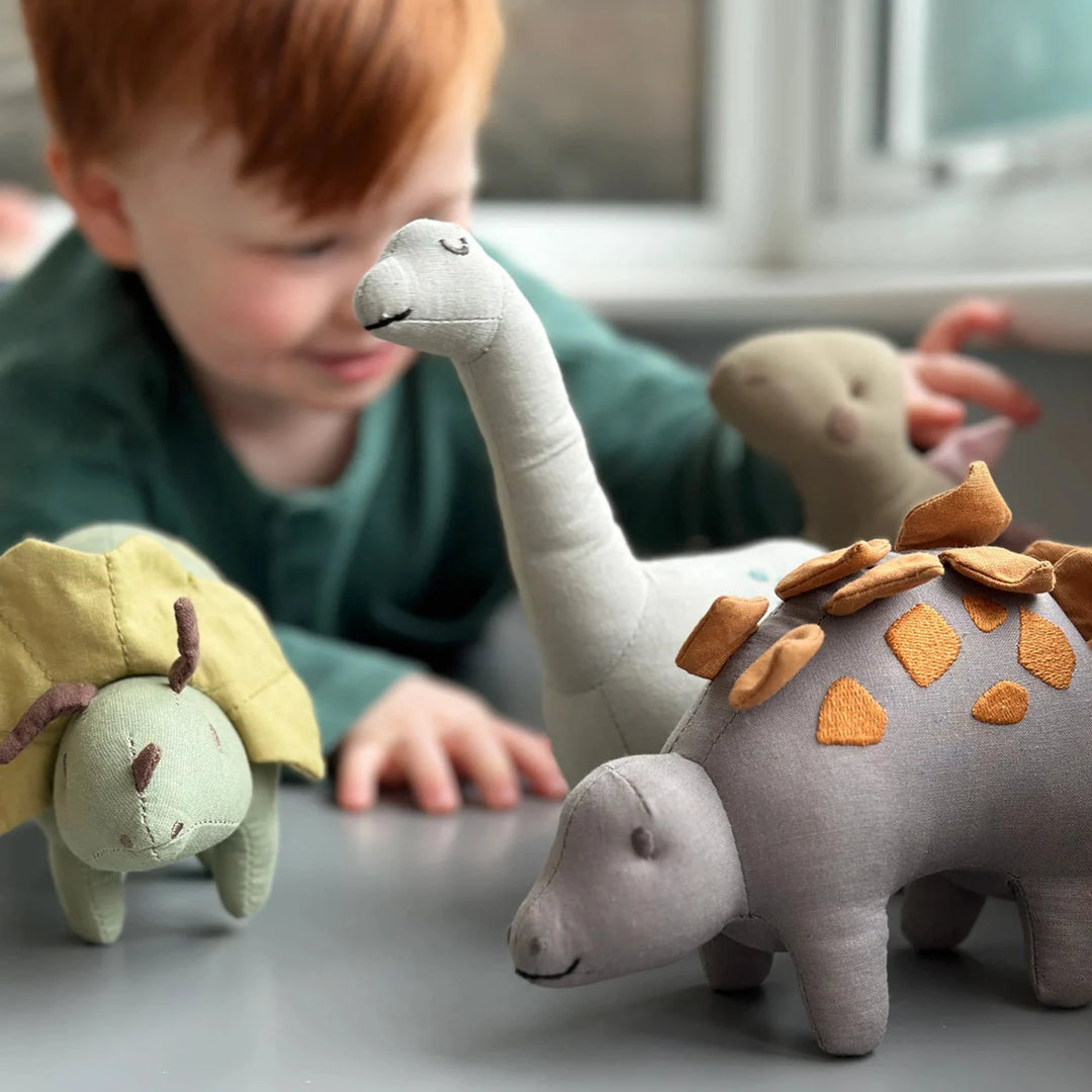 THREADBEAR DESIGN Trike Linen Dinosaur Toy
