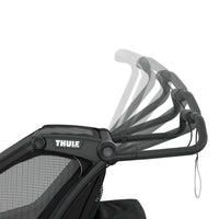 Thumbnail for THULE Chariot Sport 2-Seat Multisport Bike Trailer - Black