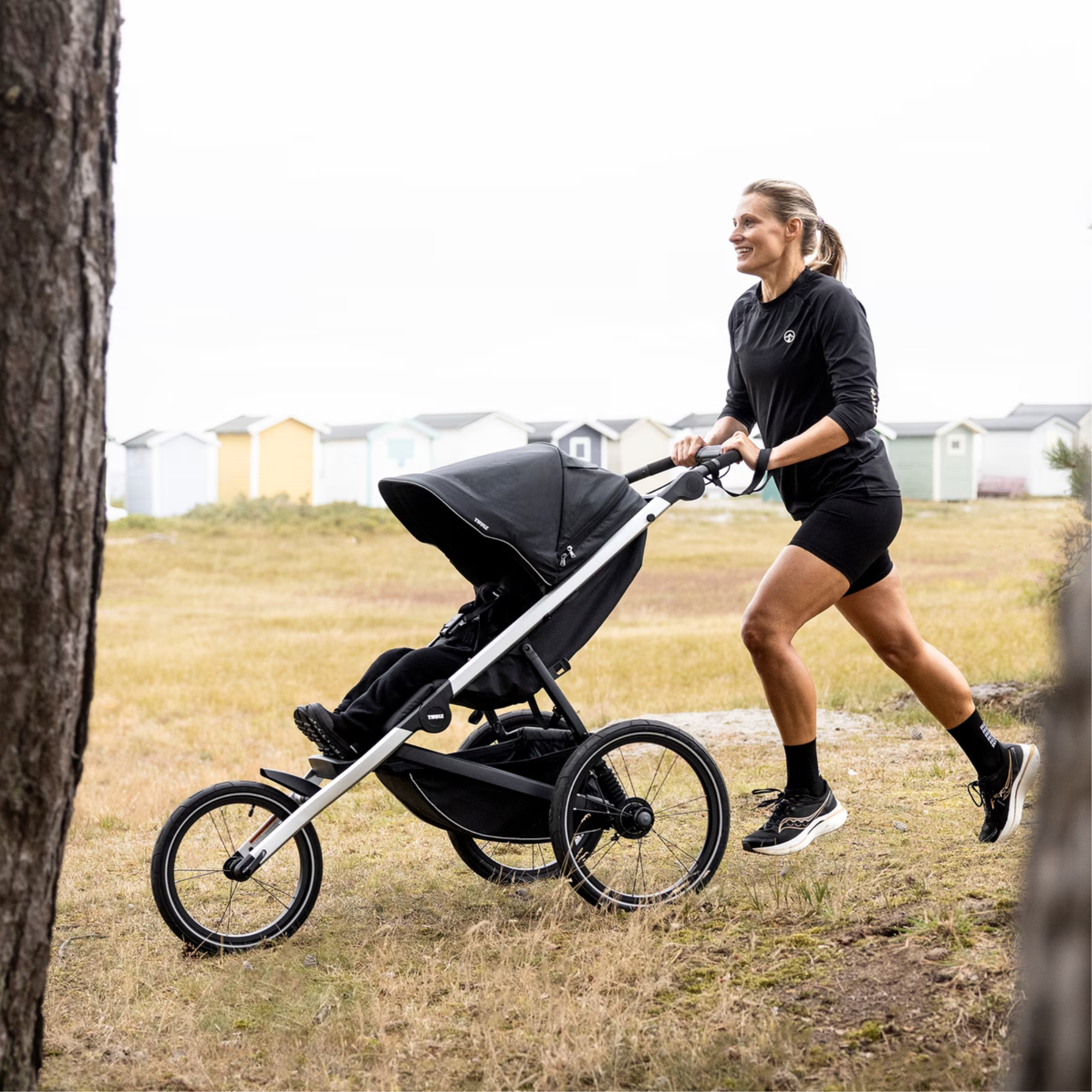 THULE Glide 3 All-Terrain and Jogging Stroller - Black