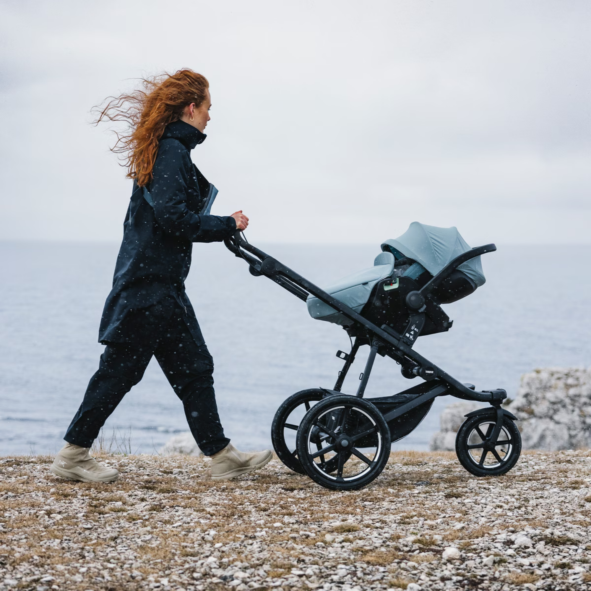 Poussette tout-terrain et de jogging THULE Glide 3 - Noir