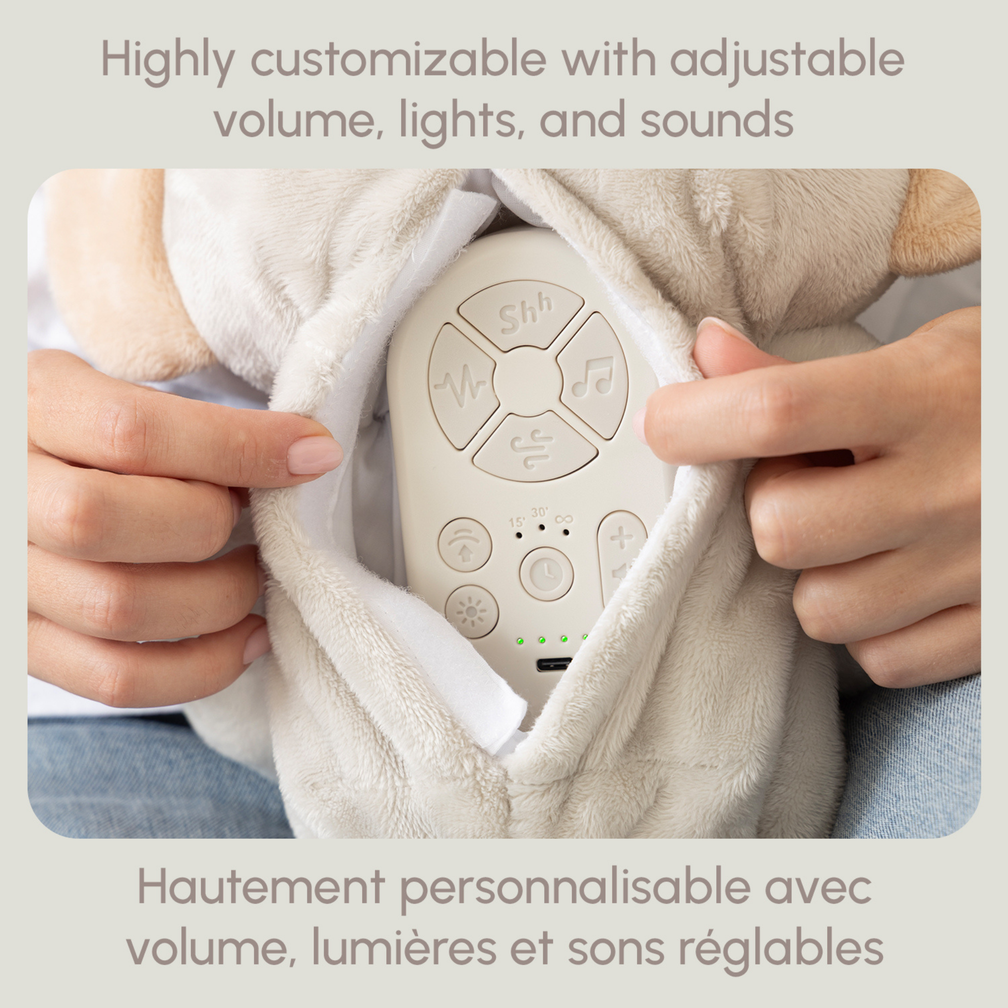 TINY LOVE B&W Décor Plush Koala Snuggly Buddy