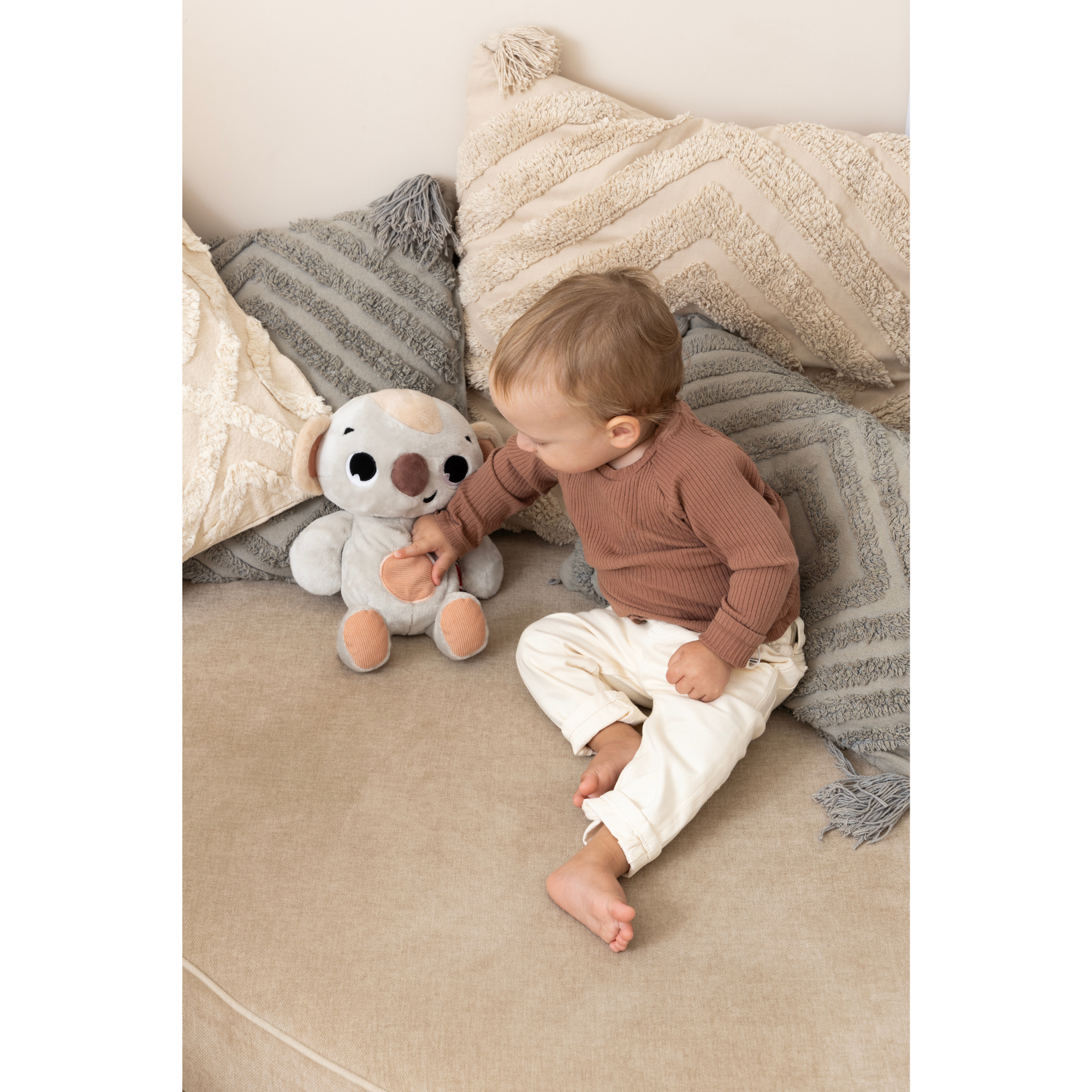 TINY LOVE B&W Décor Plush Koala Snuggly Buddy