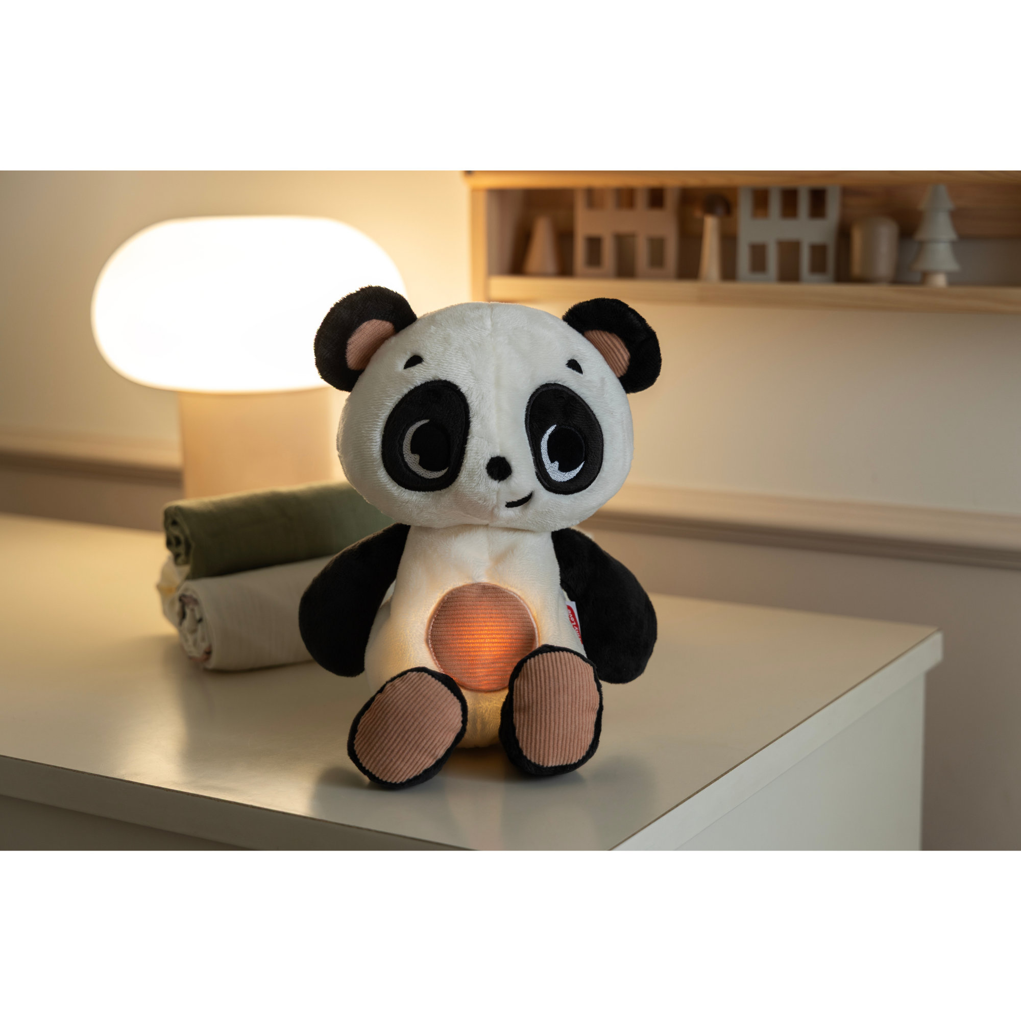 TINY LOVE B&W Décor Plush Panda Snuggly Buddy