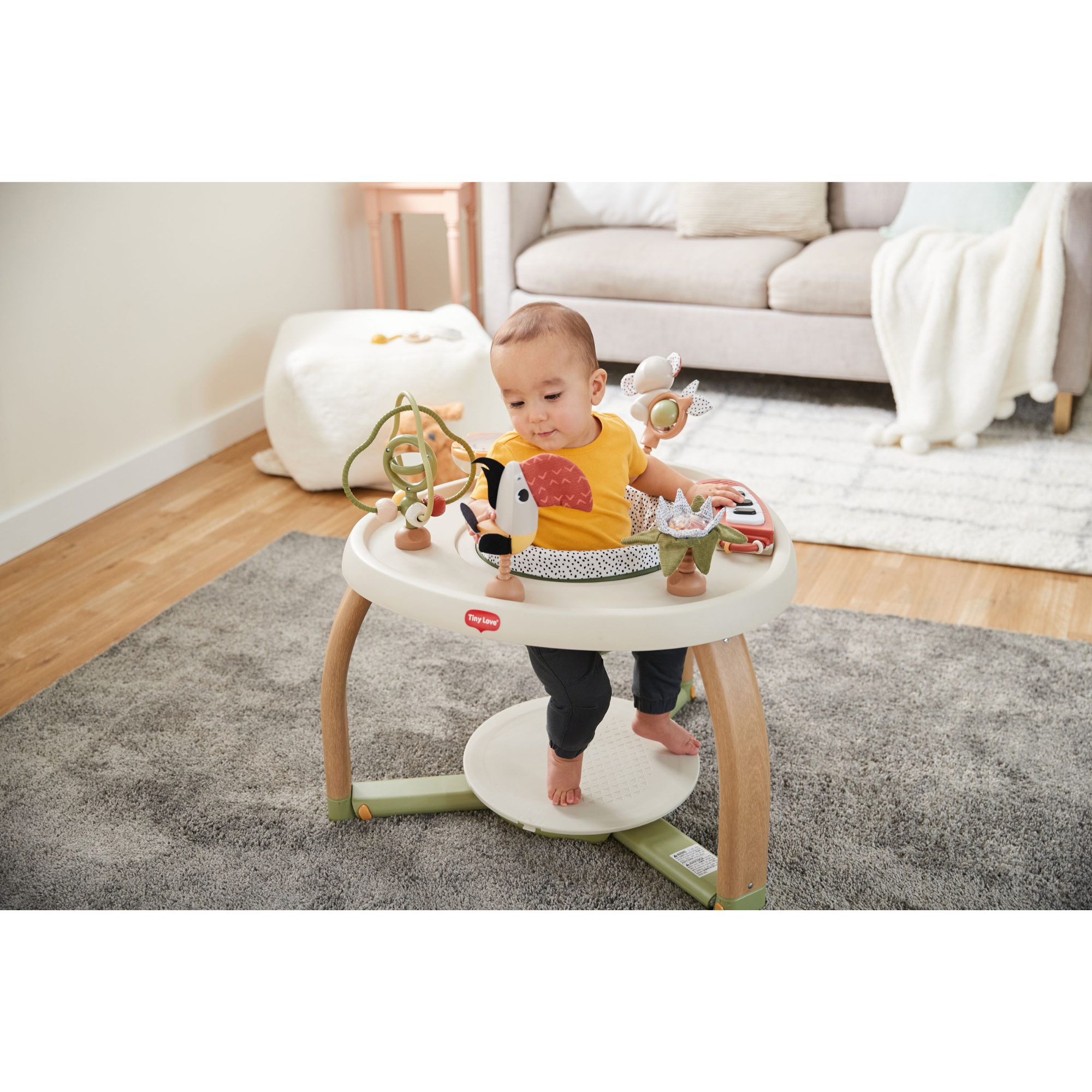 TINY LOVE 5-in-1 Here I Grow Stationary Activity Center - Boho Chic