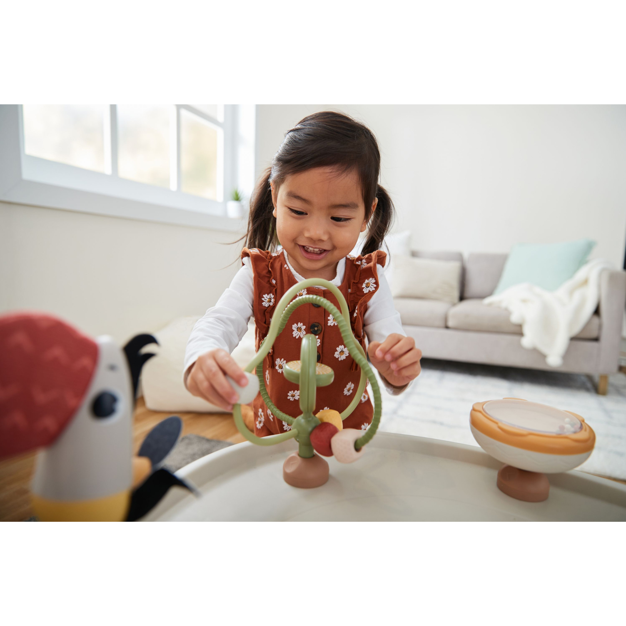 TINY LOVE 5-in-1 Here I Grow Stationary Activity Center - Boho Chic