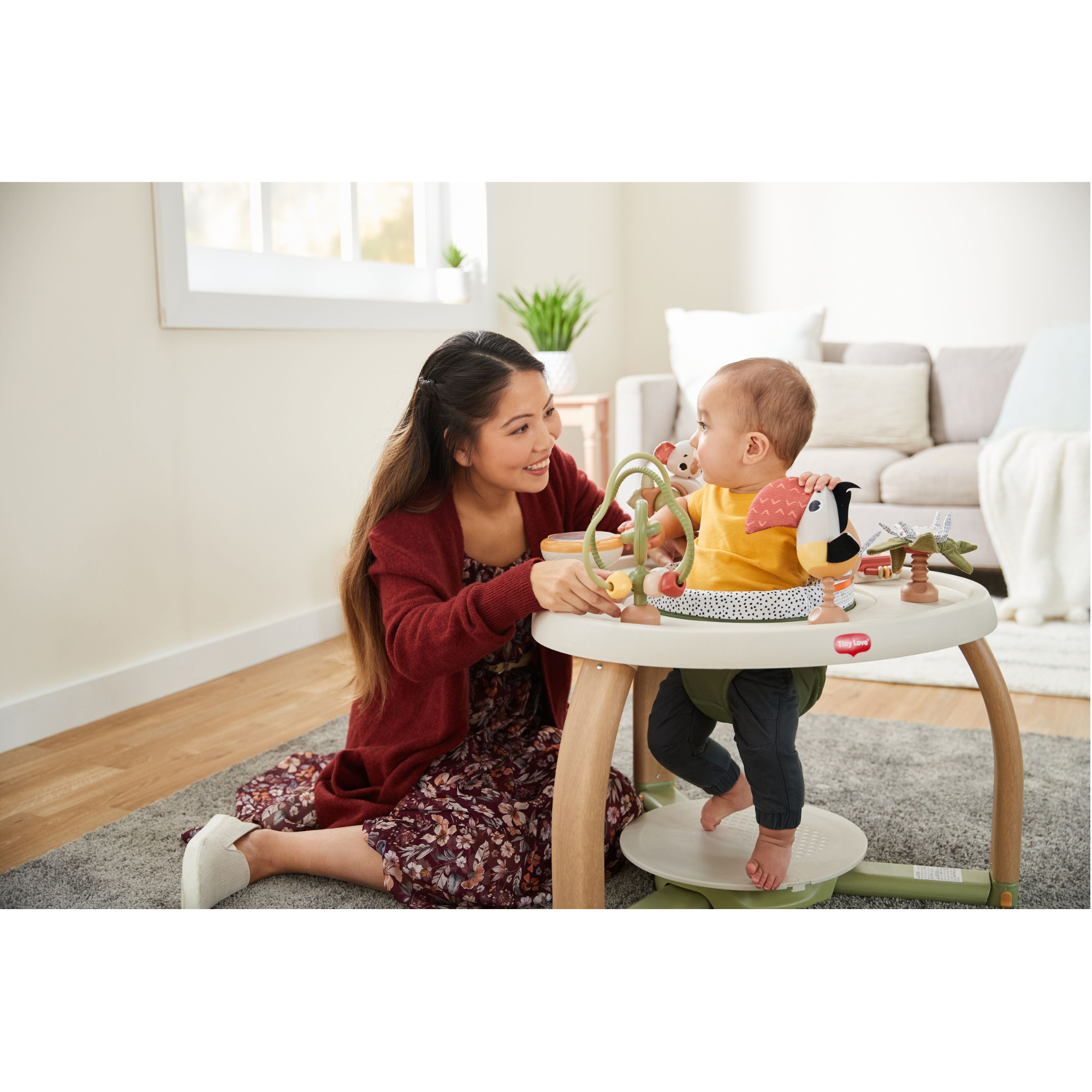 TINY LOVE 5-in-1 Here I Grow Stationary Activity Center - Boho Chic