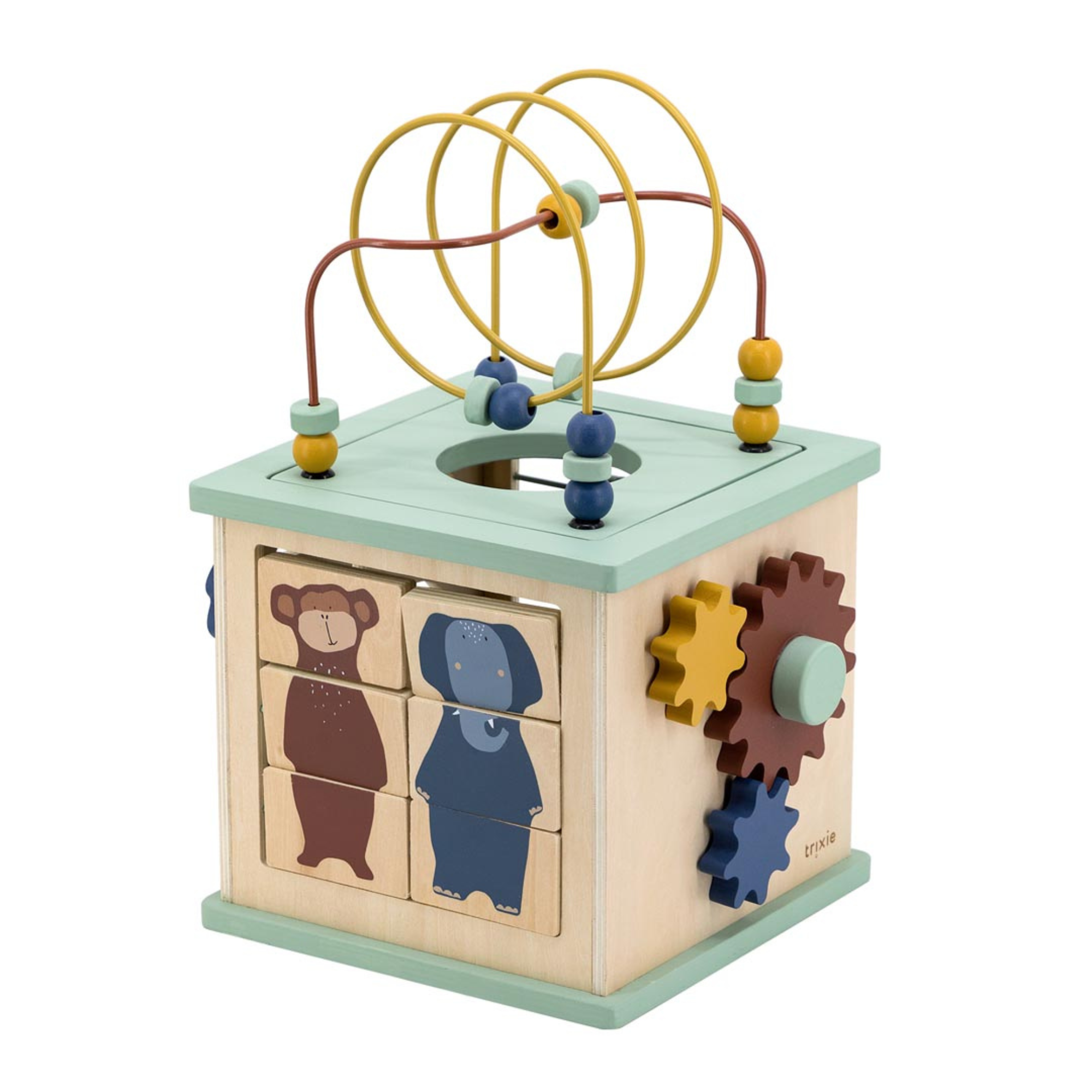 TRIXIE Wooden 5-in-1 Activity Cube