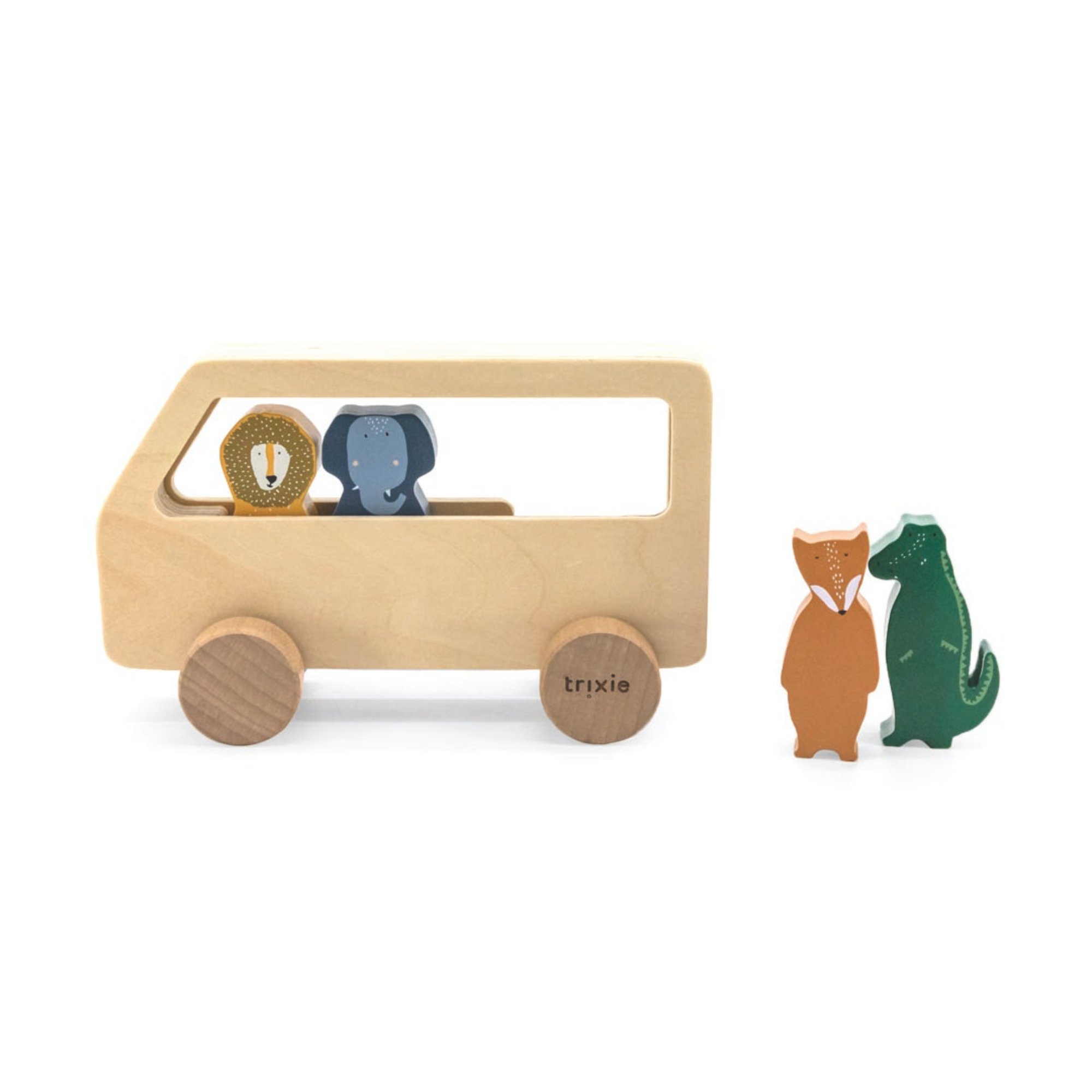 TRIXIE Wooden Animal Bus