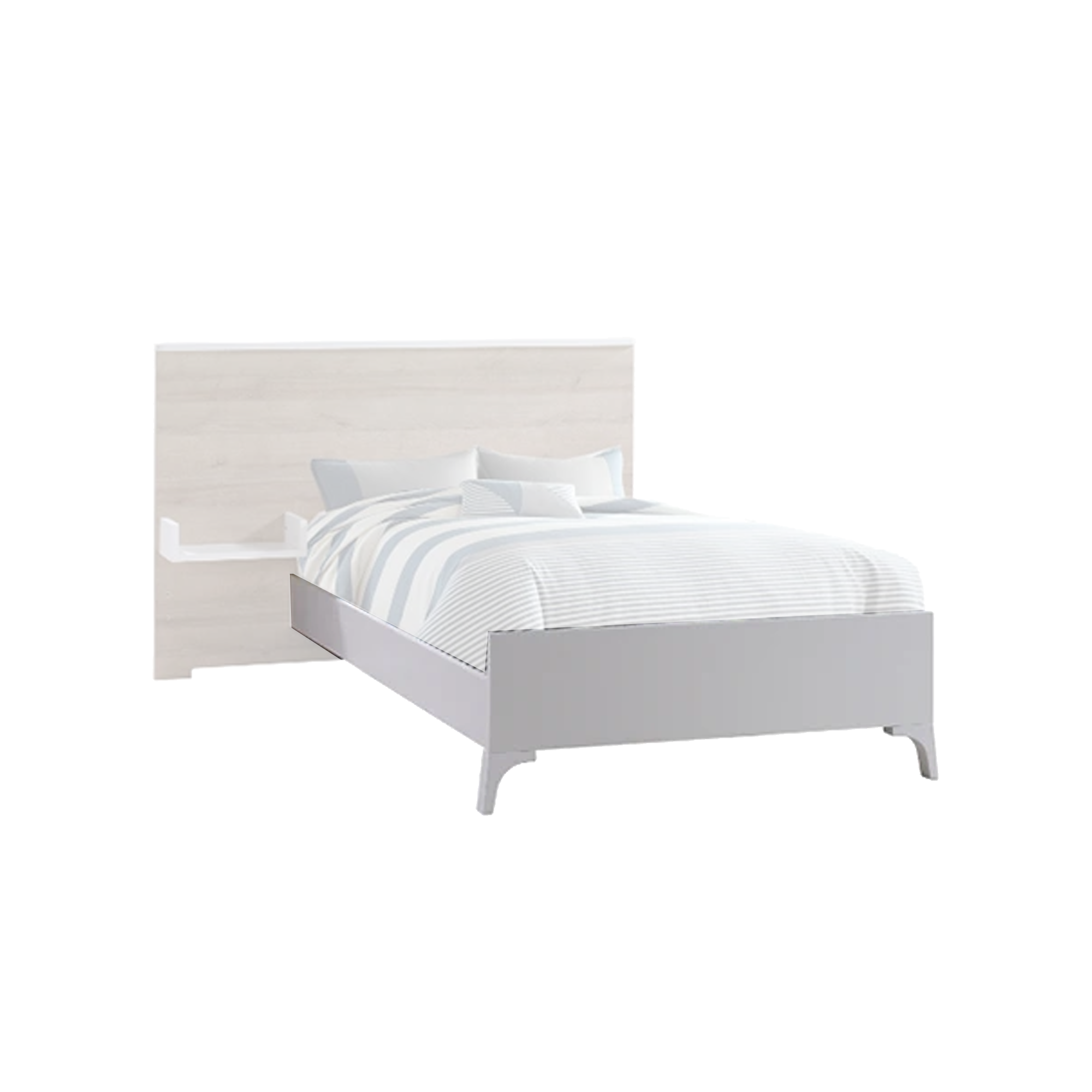 Rails de conversion pour lits jumeaux TULIP Urban / Metro et pied de lit à profil bas 39 (vendus en ensemble uniquement) 