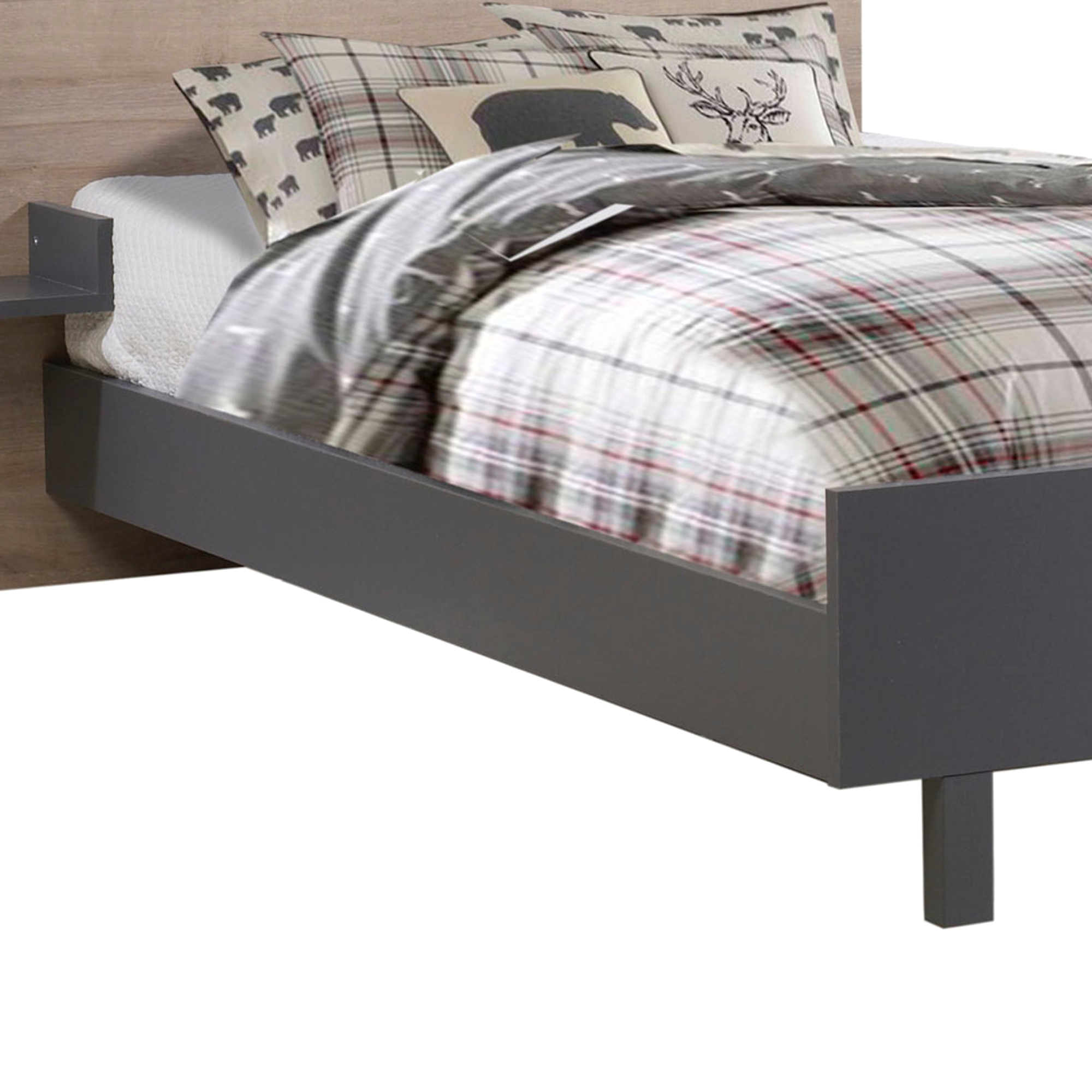 Rails de conversion pour lits jumeaux TULIP Urban / Metro et pied de lit à profil bas 39 (vendus en ensemble uniquement) 