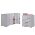 TULIP Contempo Crib and 4 Drawer Dresser (sold as a set only)