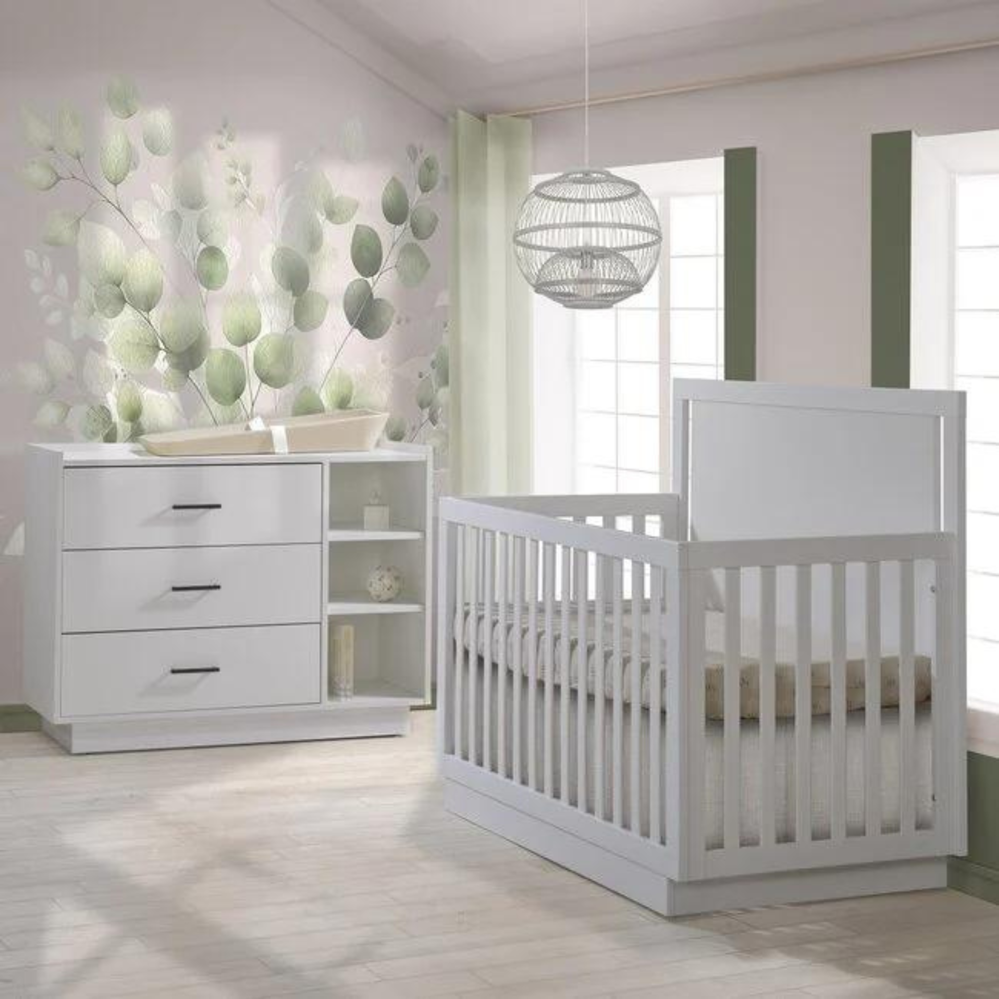 TULIP Tito   Crib-To-Double + Combo Dresser
