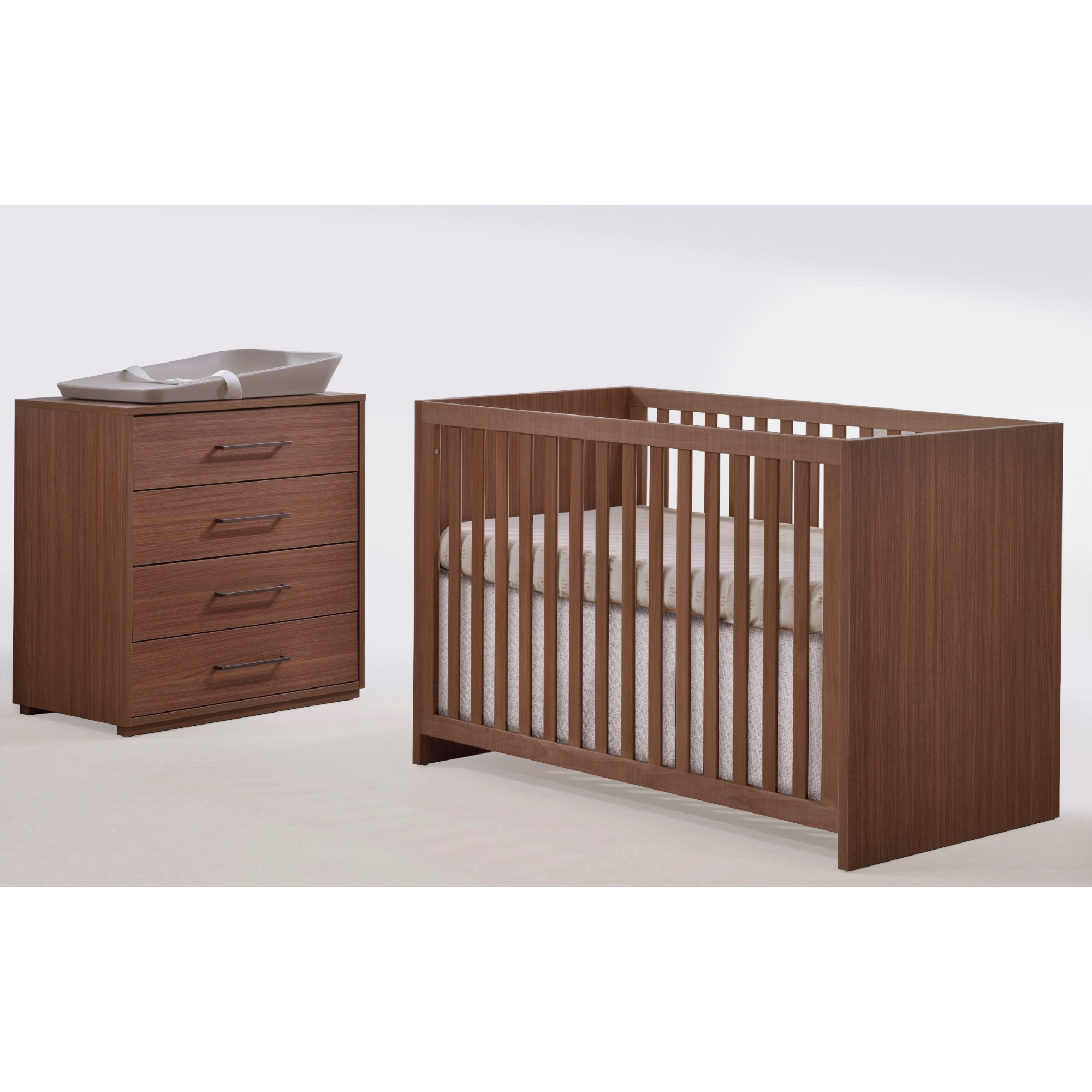 TULIP Contempo Crib and 4 Drawer Dresser (sold as a set only)
