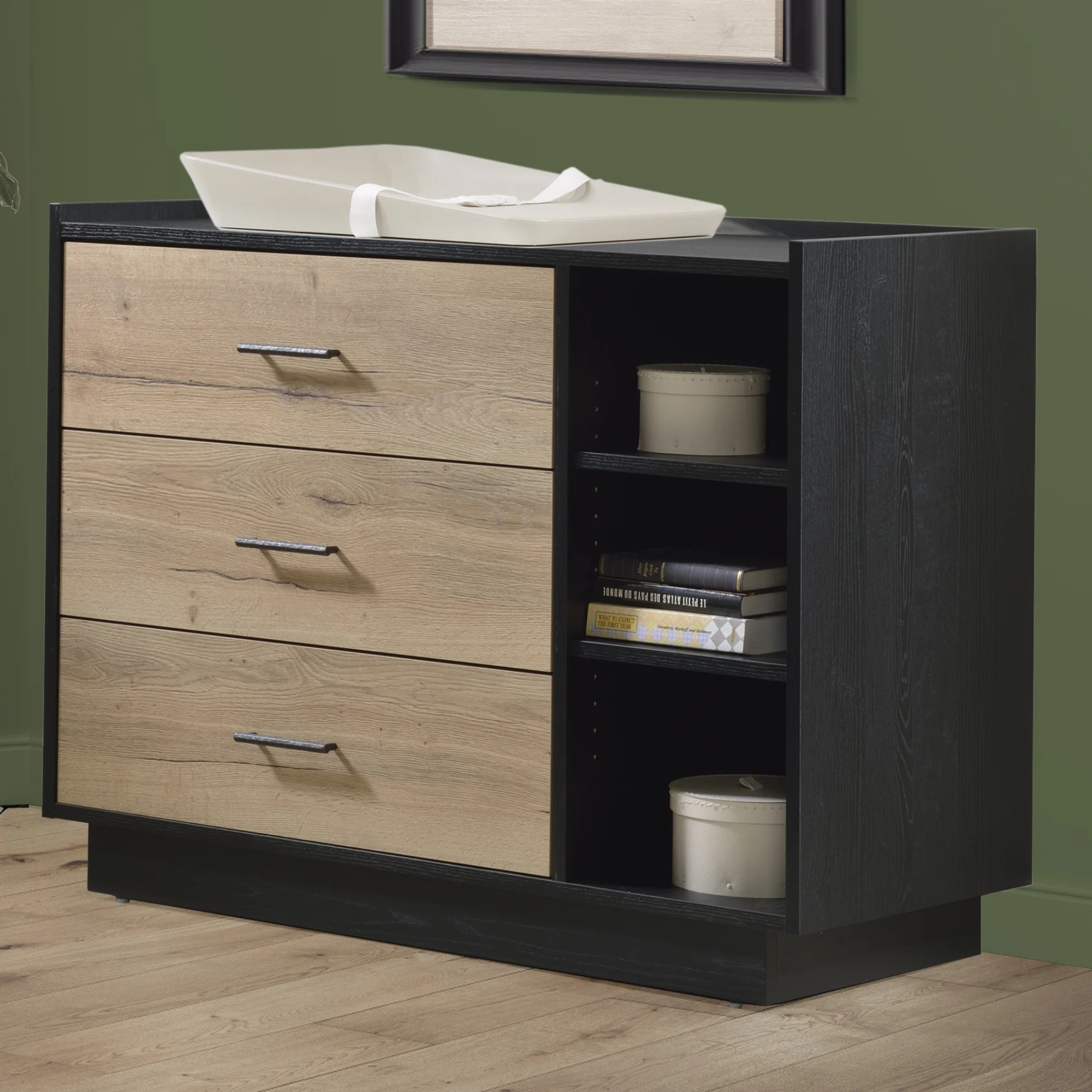 TULIP Tito   Crib-To-Double + Combo Dresser