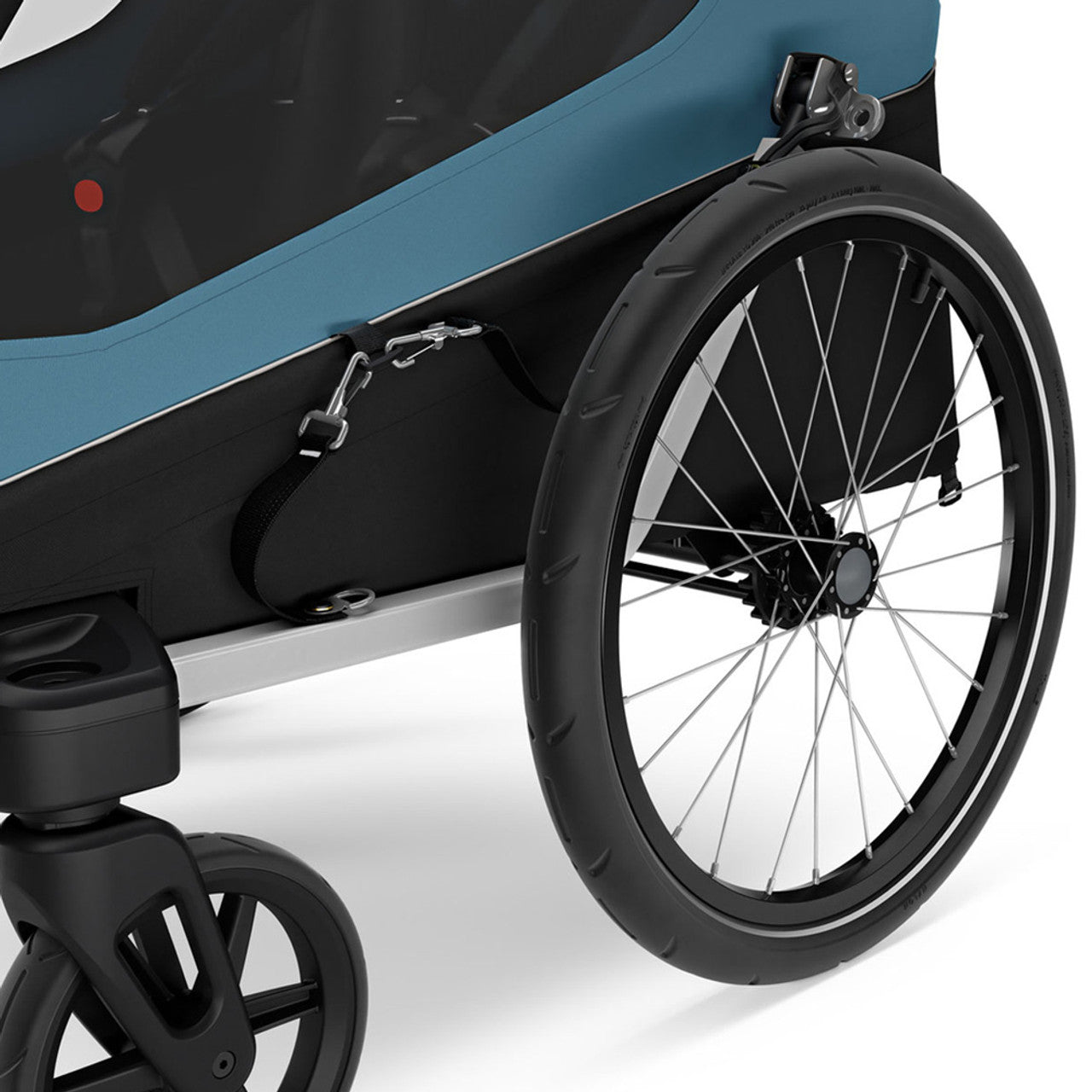 THULE Courier 2-Seat Kids Cargo Bike Trailer - Aegean Blue
