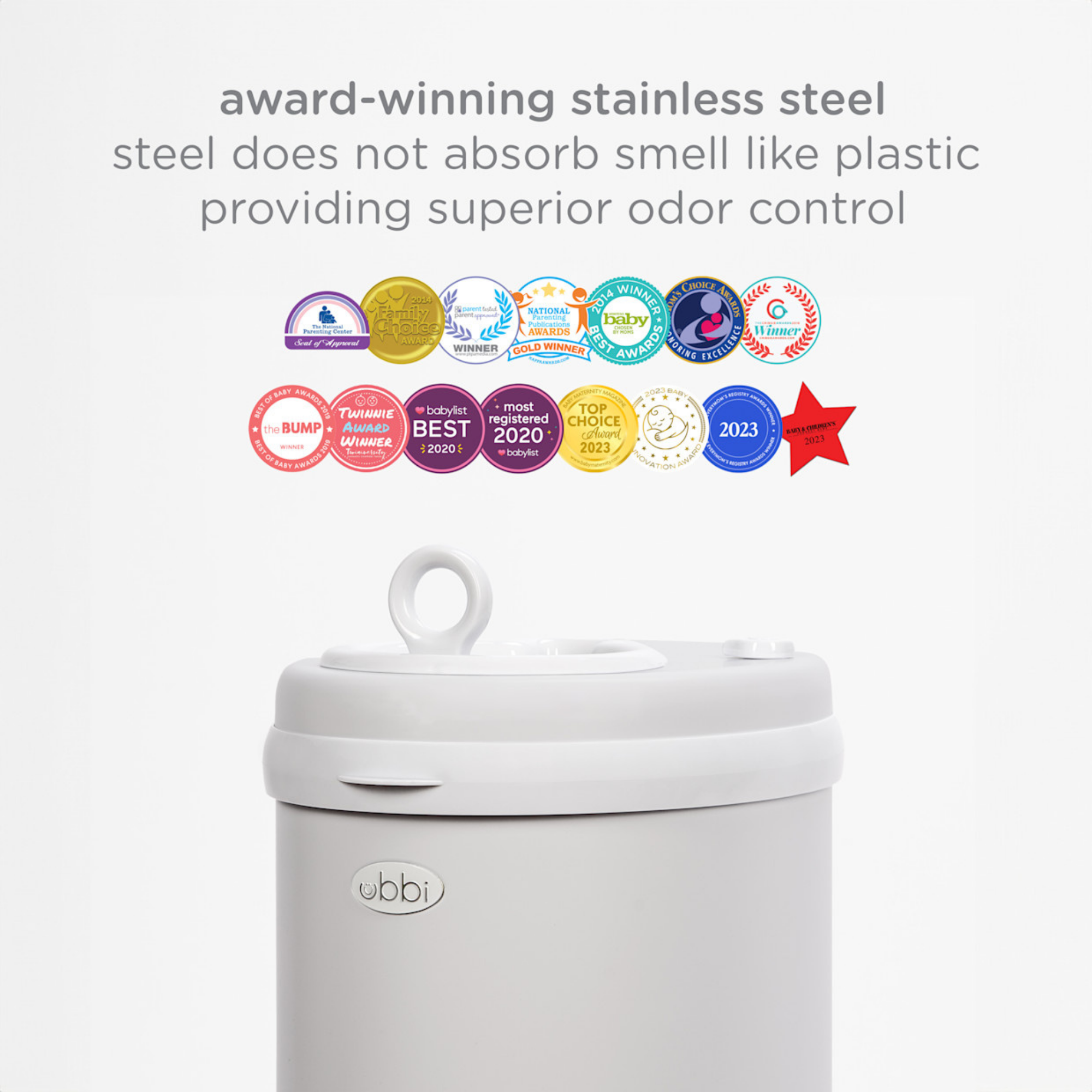 UBBI Steel Diaper Pail