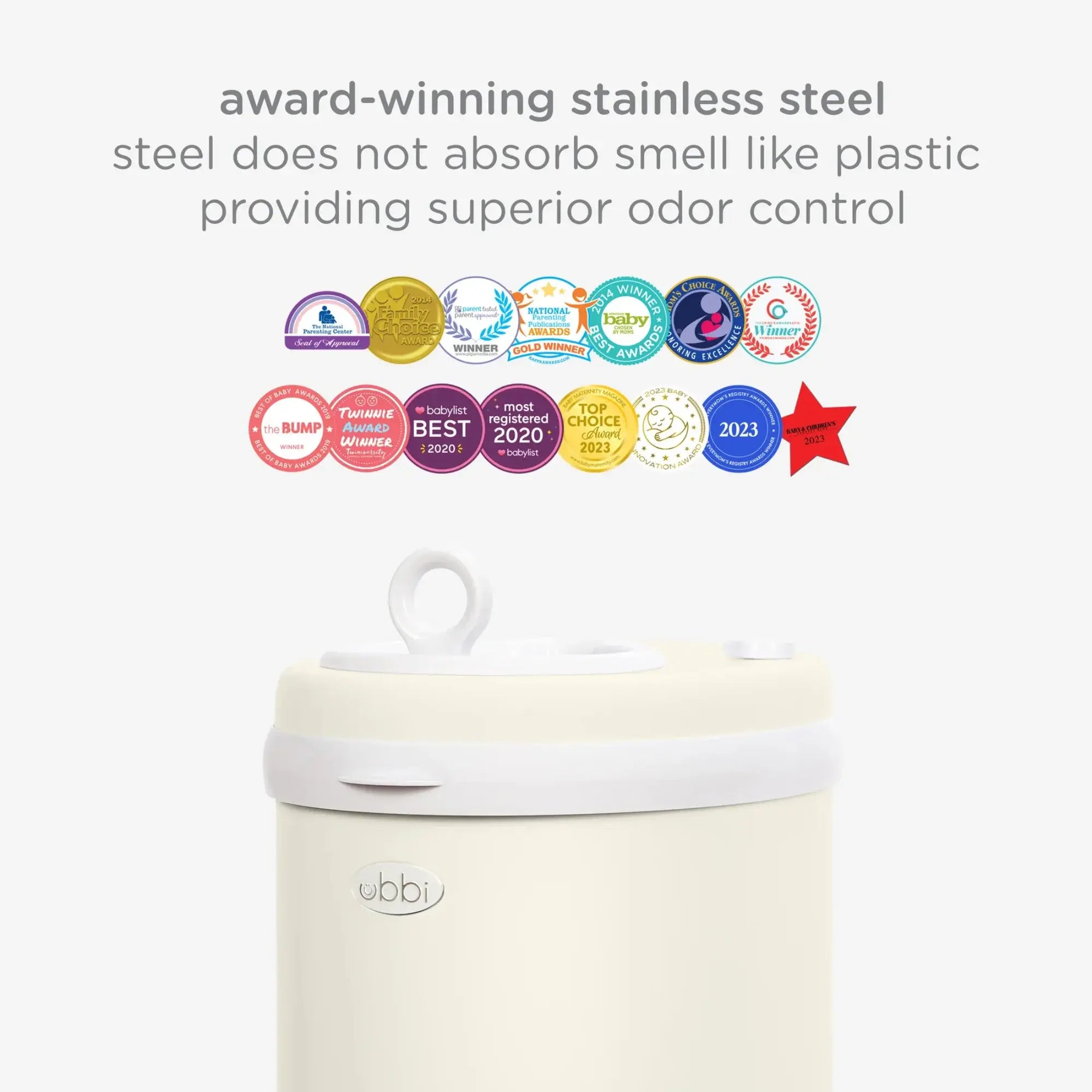 UBBI Steel Diaper Pail