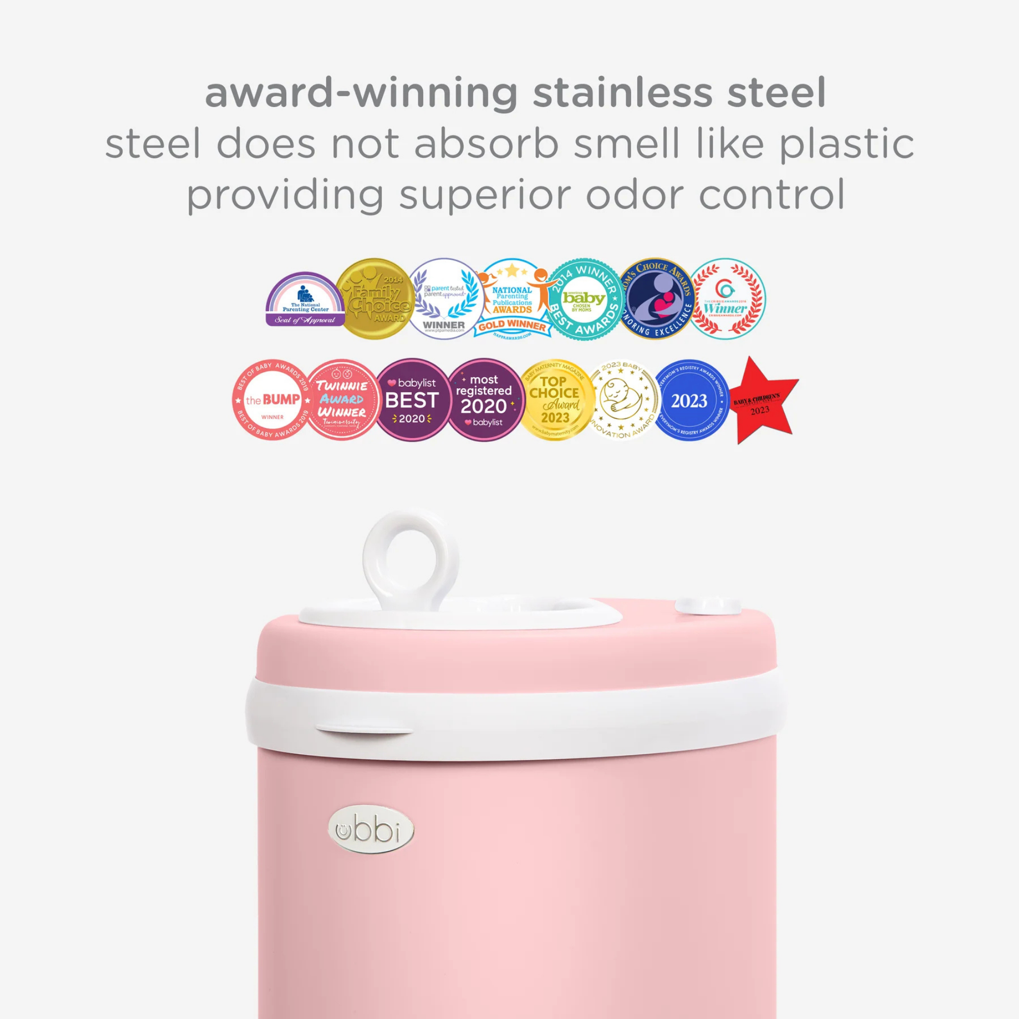 UBBI Steel Diaper Pail