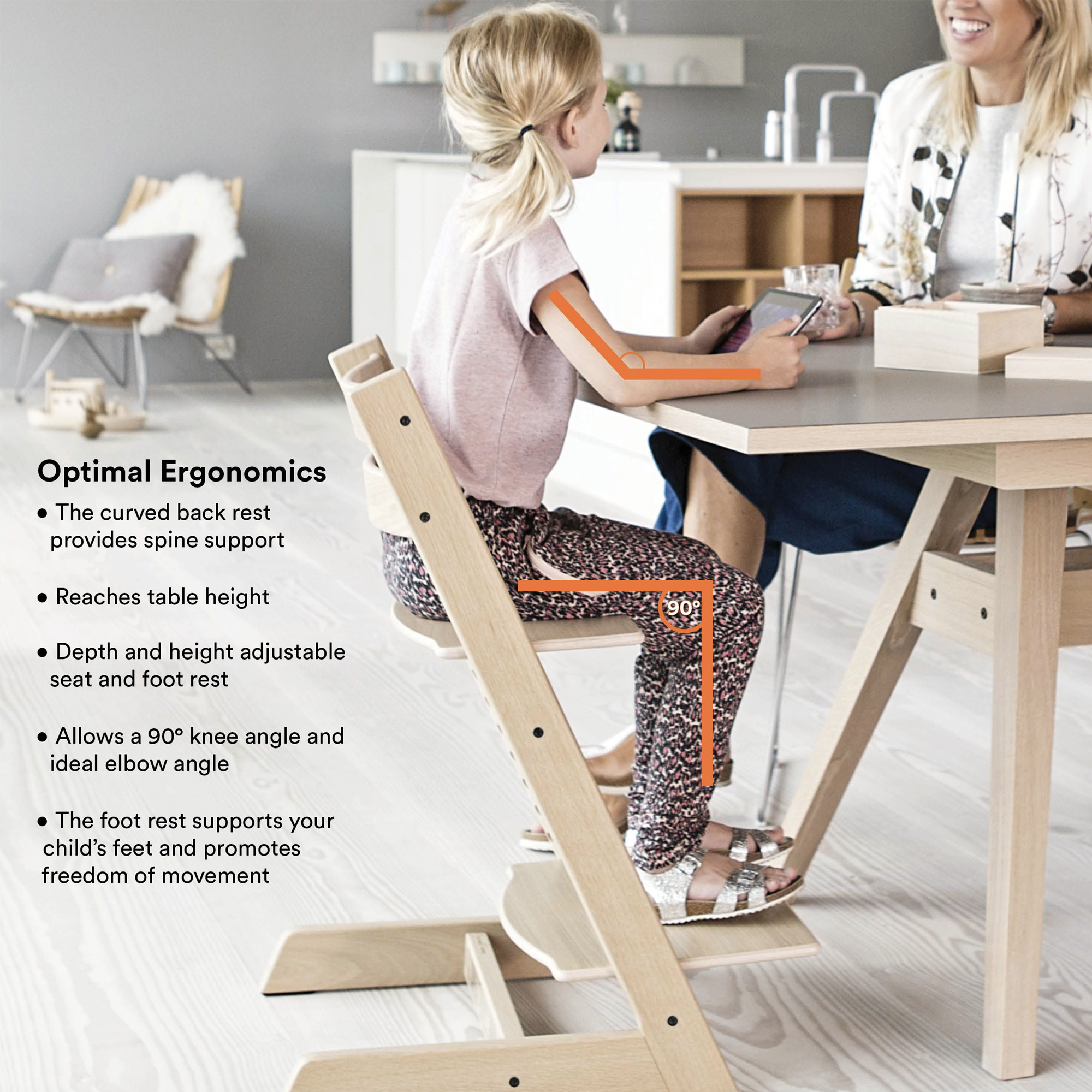 oak natural stokke tripp trapp STOKKE Tripp Trapp High Chair² Oak - Natural