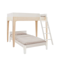 OEUF Perch Bunk Bed Twin Size - White/Birch