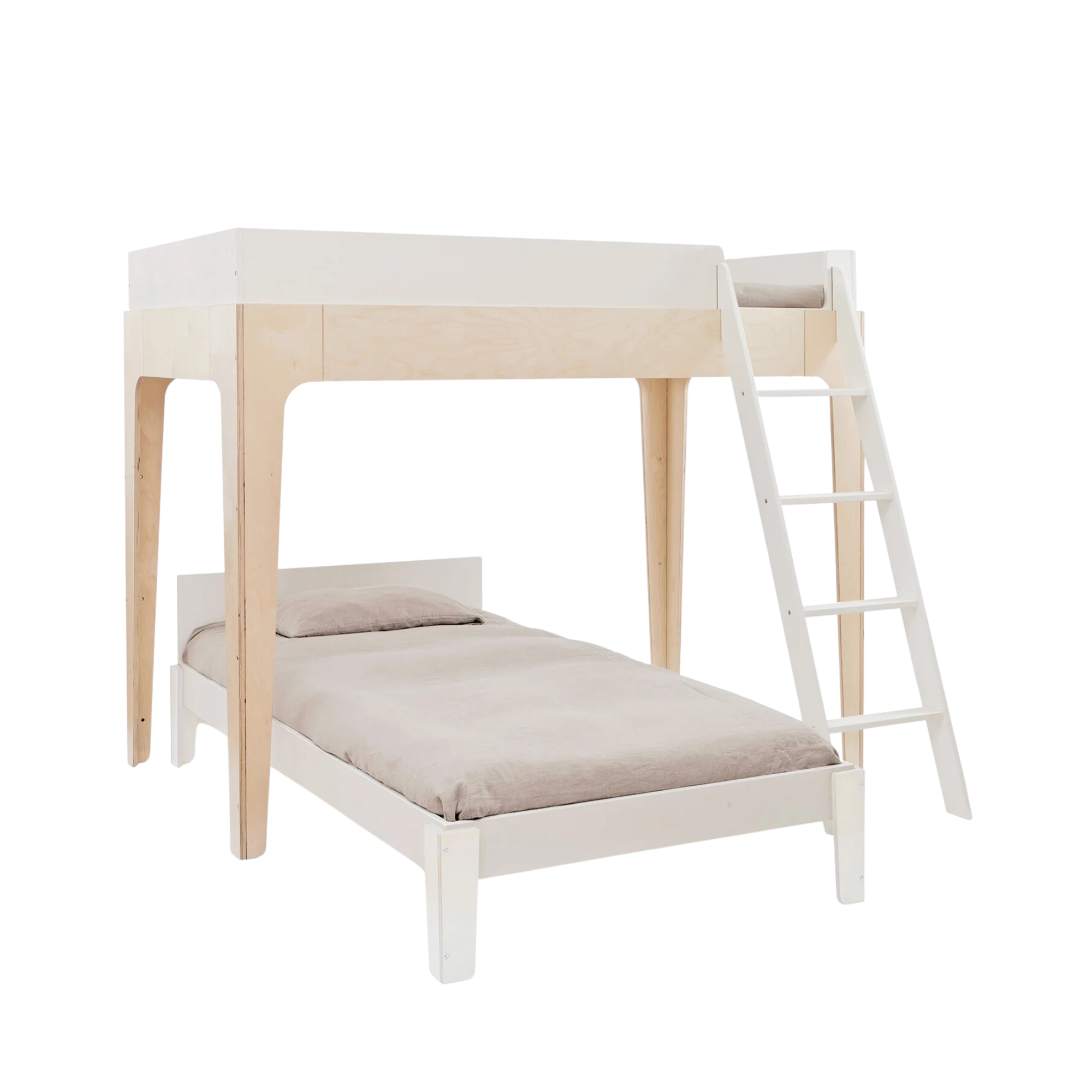 OEUF Perch Twin Lower Bed - White