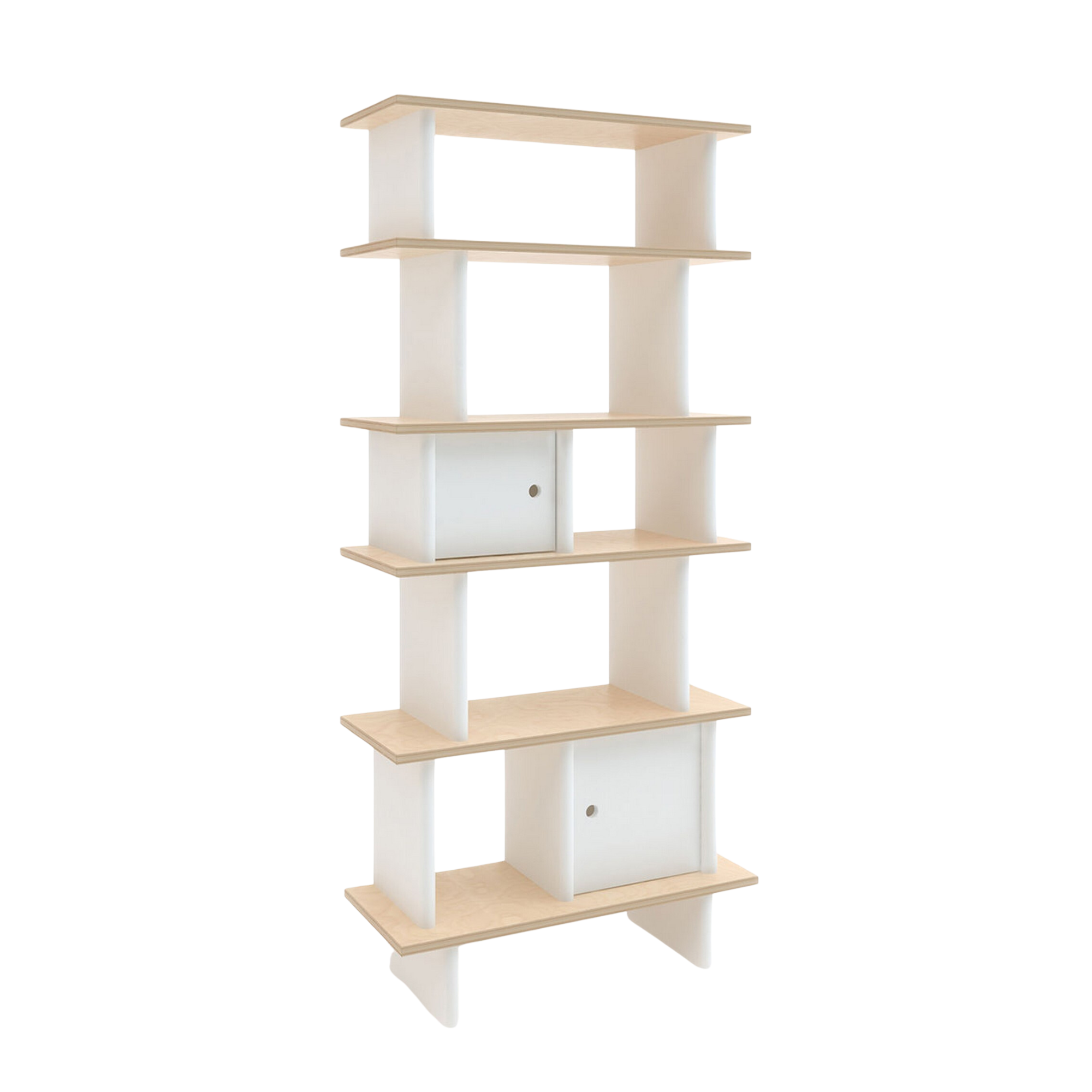 Mini-bibliothèque verticale OEUF - Bouleau