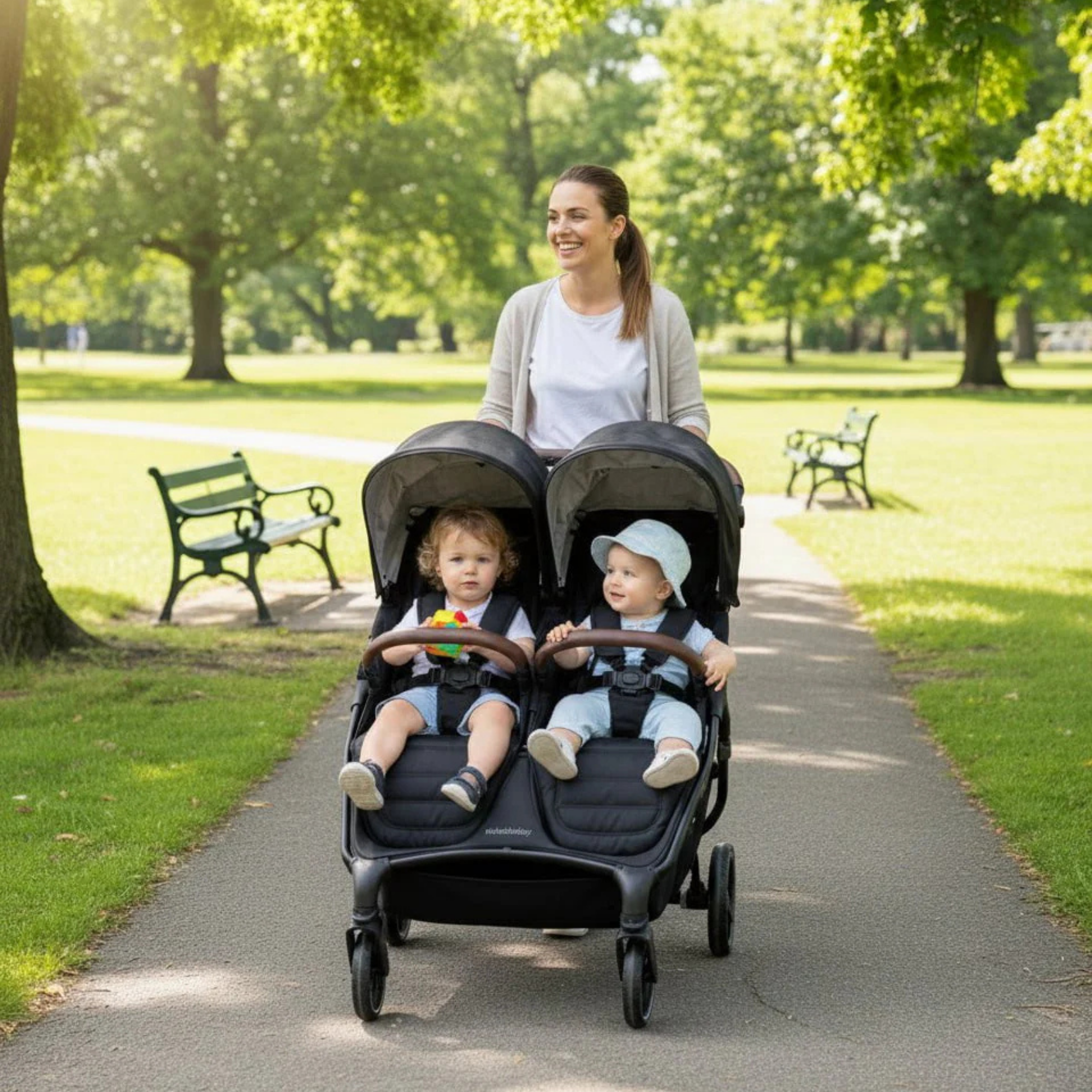 VALCO BABY Trend Duo Elite Stroller - Ash Black