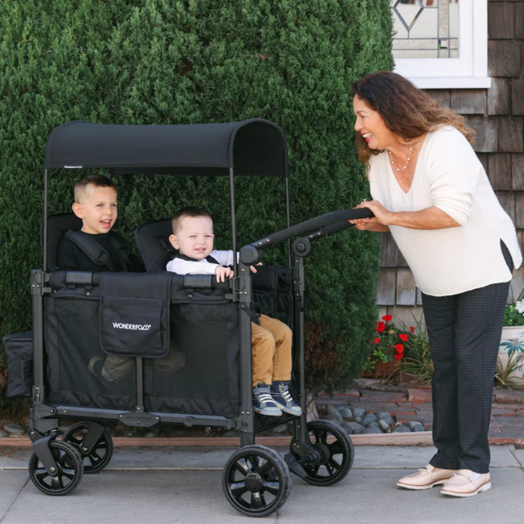 Poussette WONDERFOLD W2 Elite Pro - Noir